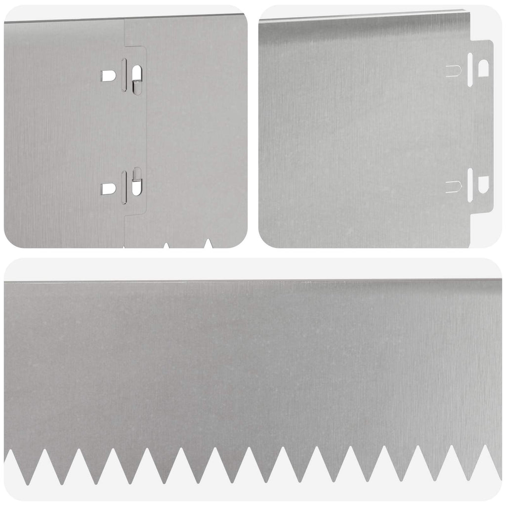 vidaXL Krawężnik do trawnika 20 pcs 103 x 15 cm Stal srebrny