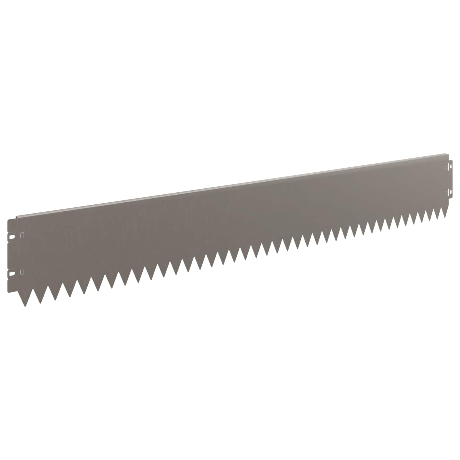 vidaXL Krawężnik do trawnika 10 pcs 103 x 15 cm Stal Rdzawy