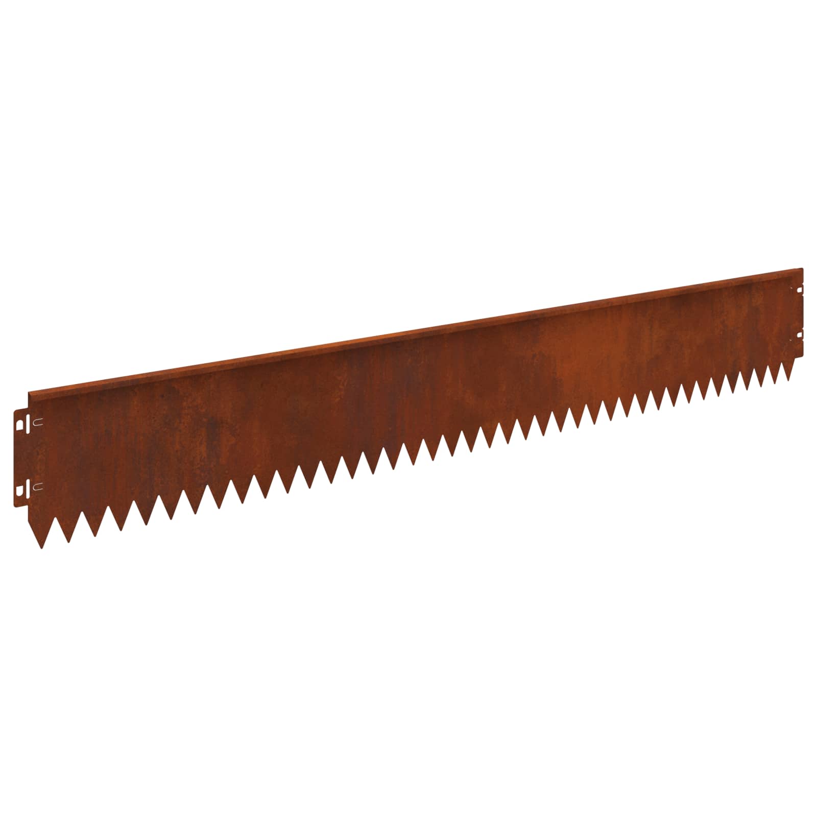 vidaXL Krawężnik do trawnika 20 pcs 103 x 15 cm Stal Rdzawy