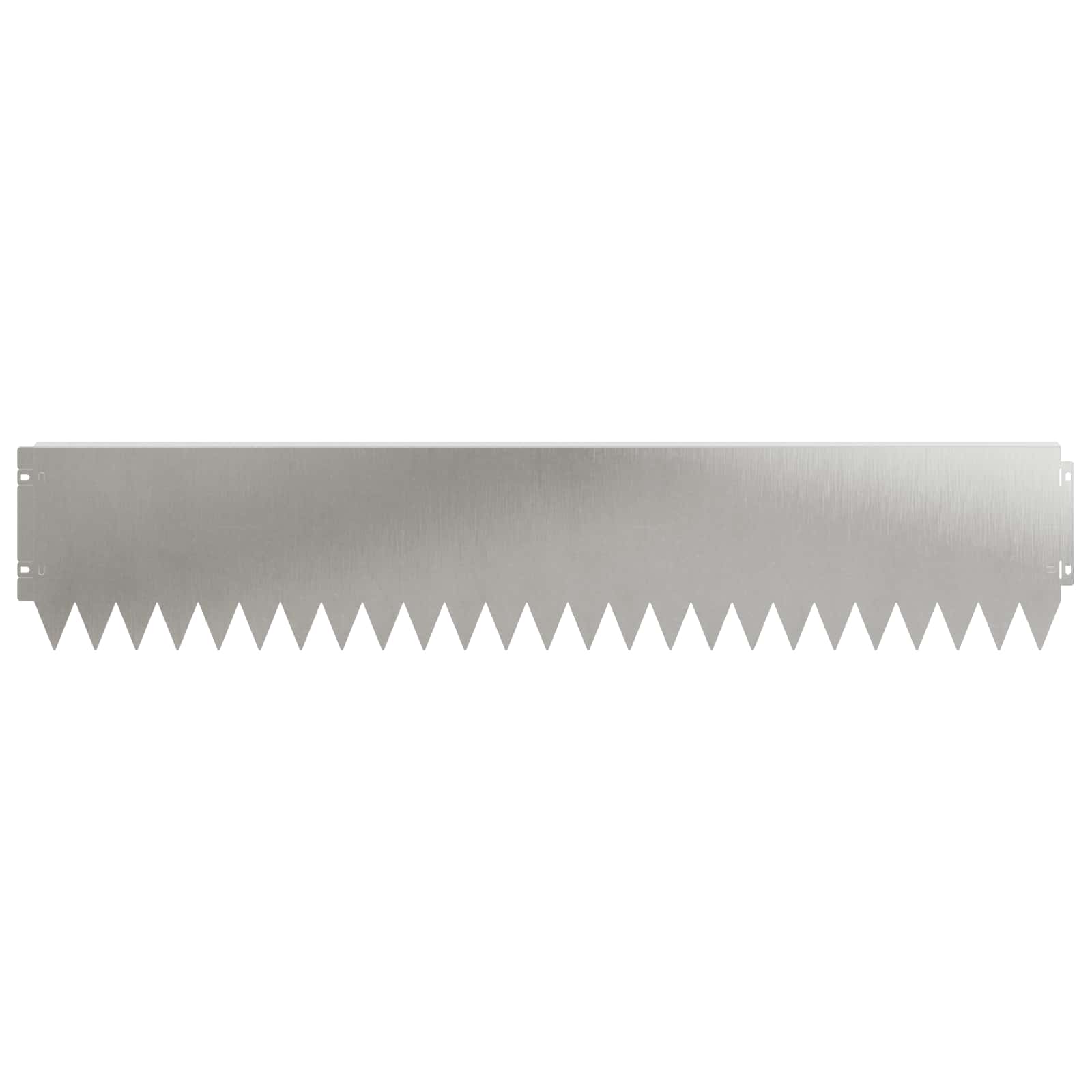 vidaXL Krawężnik do trawnika 30 pcs 103 x 20 cm Stal srebrny