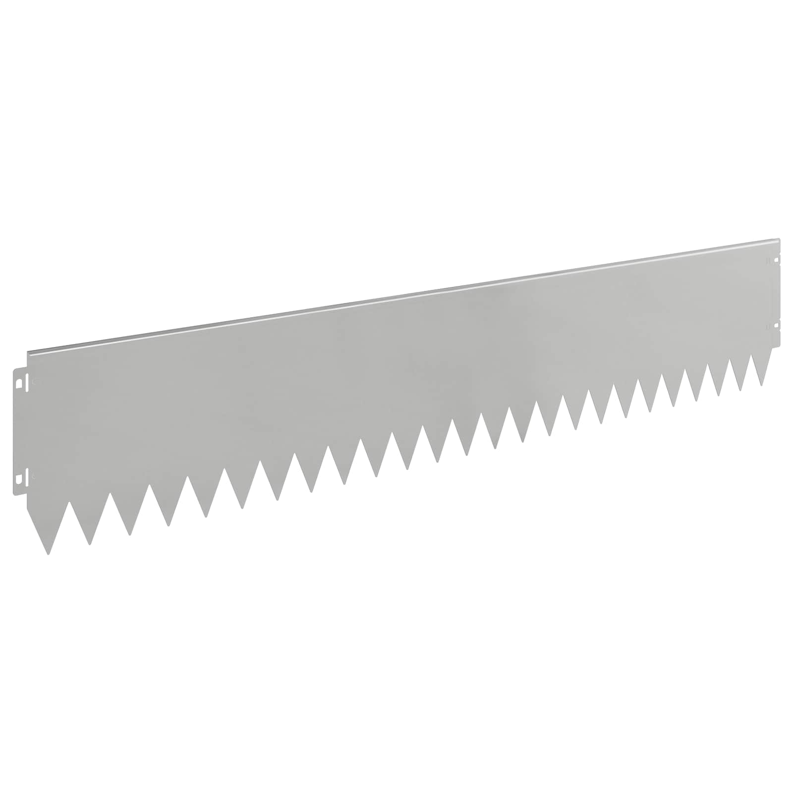 vidaXL Krawężnik do trawnika 30 pcs 103 x 20 cm Stal srebrny