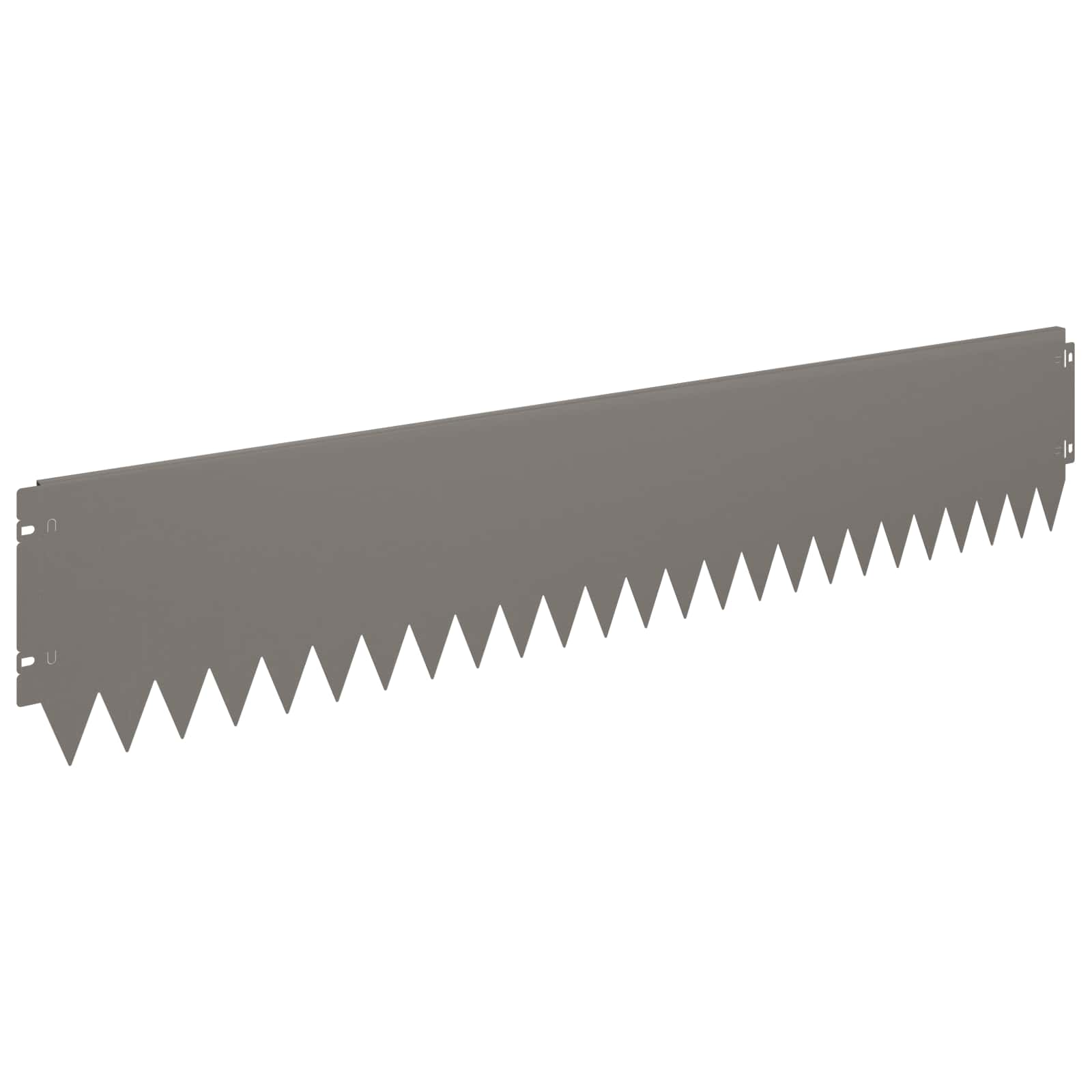 vidaXL Krawężnik do trawnika 10 pcs 103 x 20 cm Stal Rdzawy
