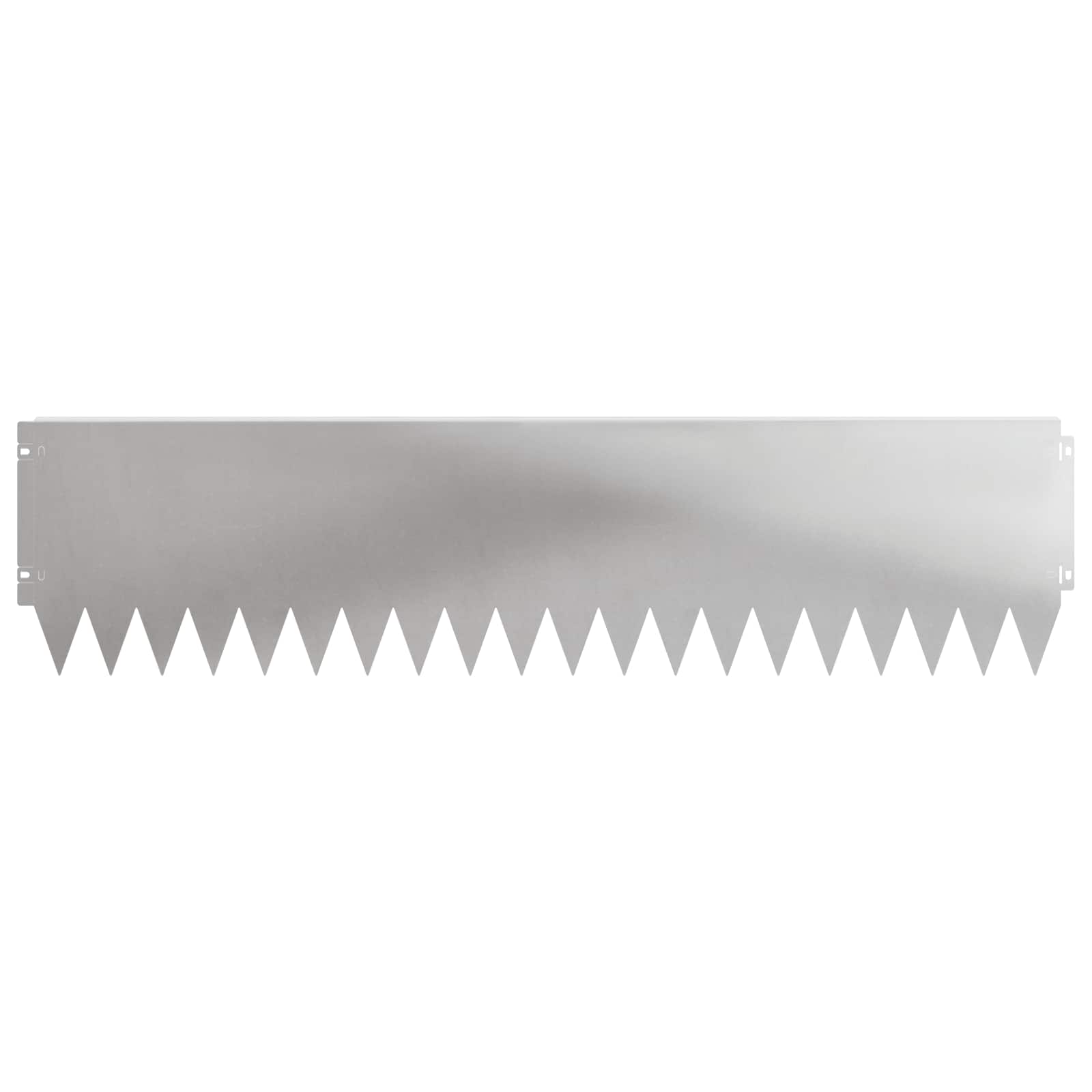 vidaXL Krawężnik do trawnika 20 pcs 103 x 25 cm Stal srebrny