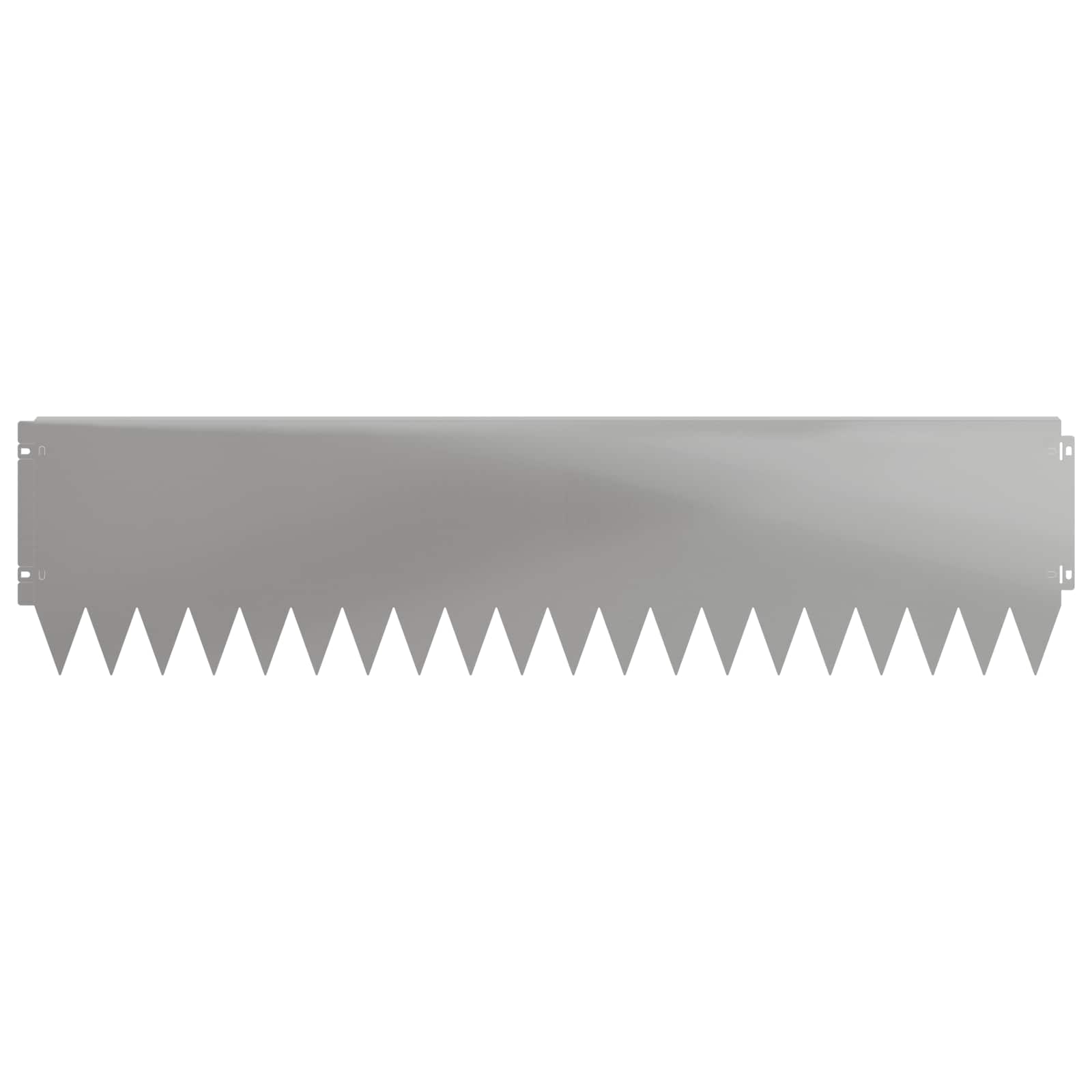vidaXL Krawężnik do trawnika 20 pcs 103 x 25 cm Stal srebrny