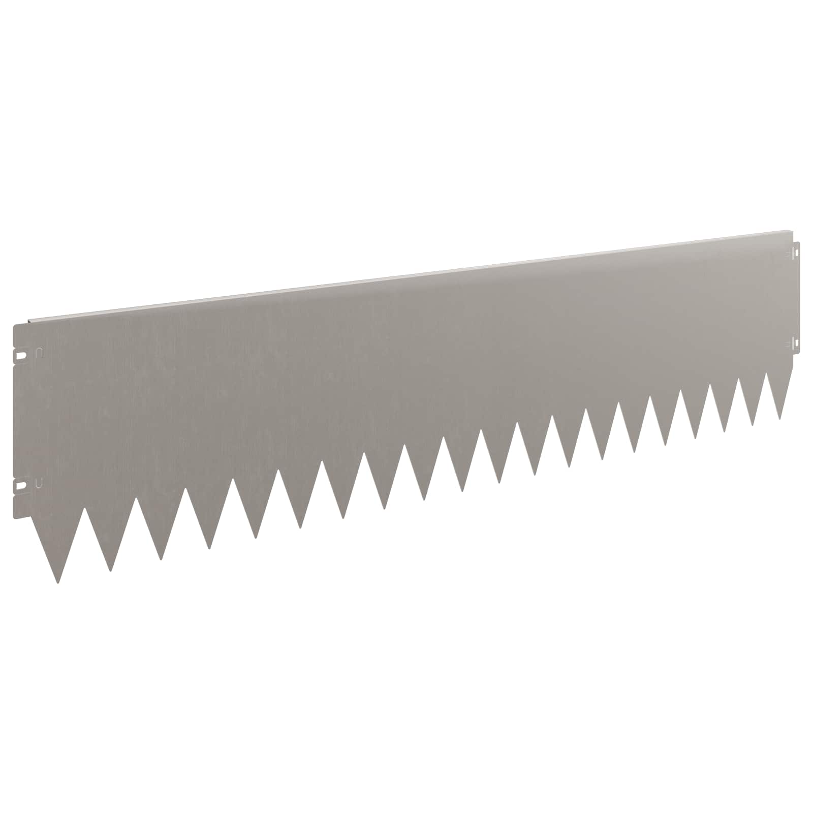 vidaXL Krawężnik do trawnika 20 pcs 103 x 25 cm Stal Rdzawy
