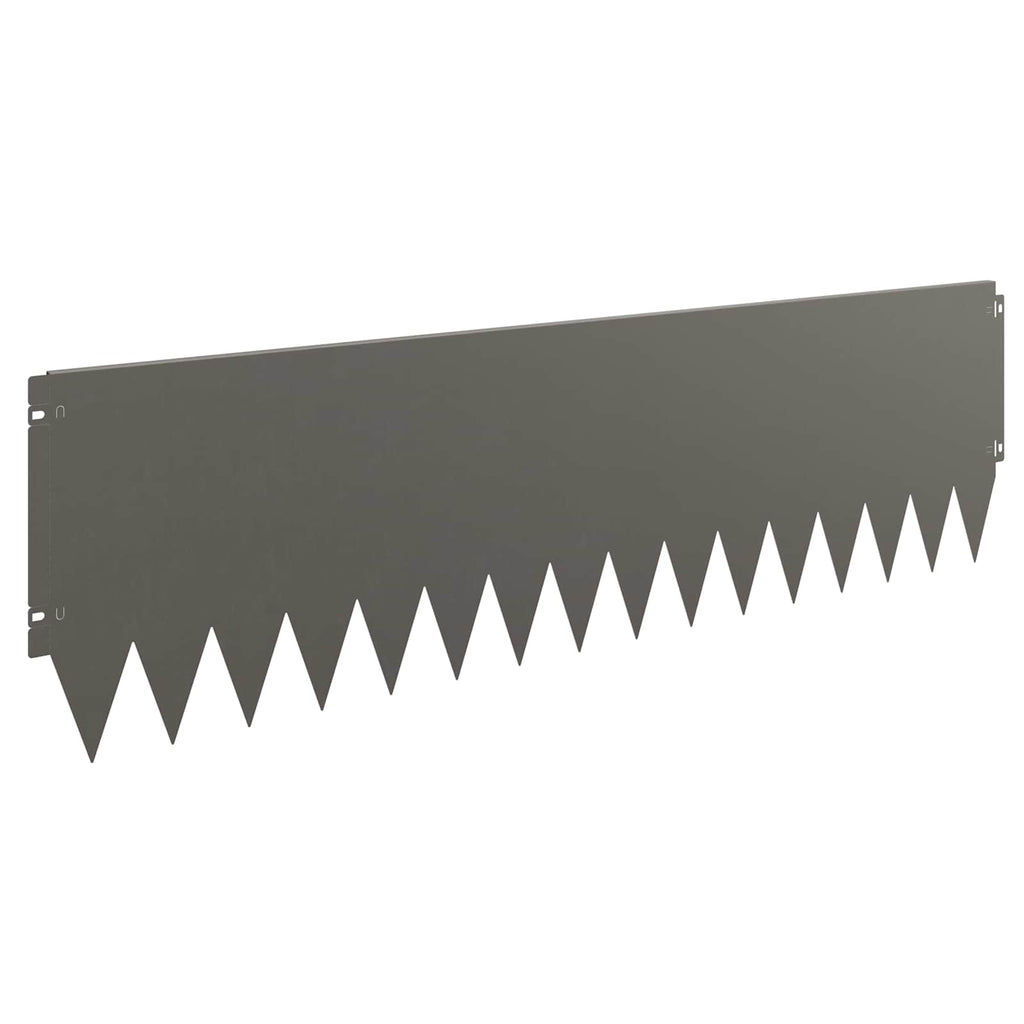 vidaXL Krawężnik do trawnika 20 pcs 103 x 30 cm Stal Rdzawy