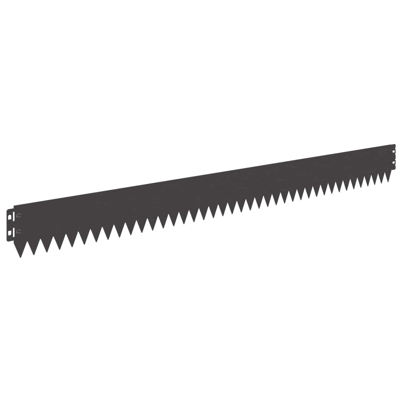 vidaXL Krawężnik do trawnika 50 pcs 103 x 10 cm Stal Czarny