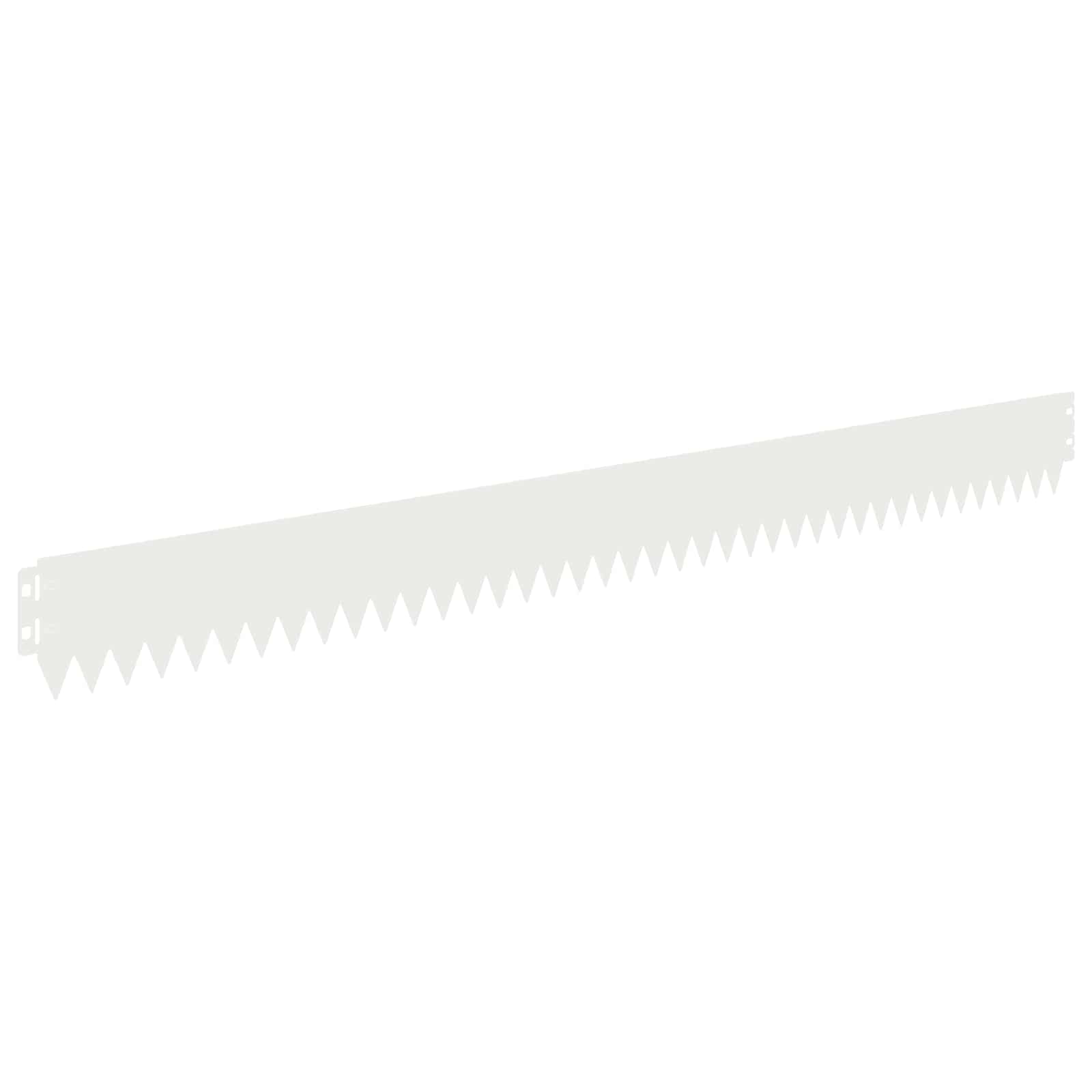 vidaXL Krawężnik do trawnika 50 pcs 103 x 10 cm Stal Biały