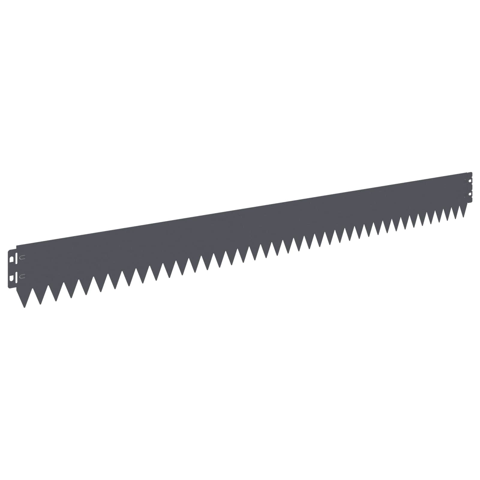 vidaXL Krawężnik do trawnika 10 pcs 103 x 10 cm Stal antracytowy