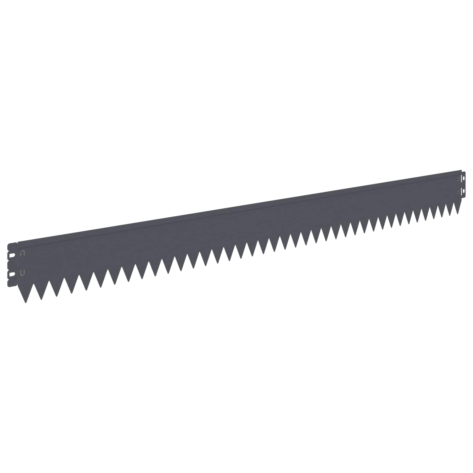 vidaXL Krawężnik do trawnika 20 pcs 103 x 10 cm Stal antracytowy