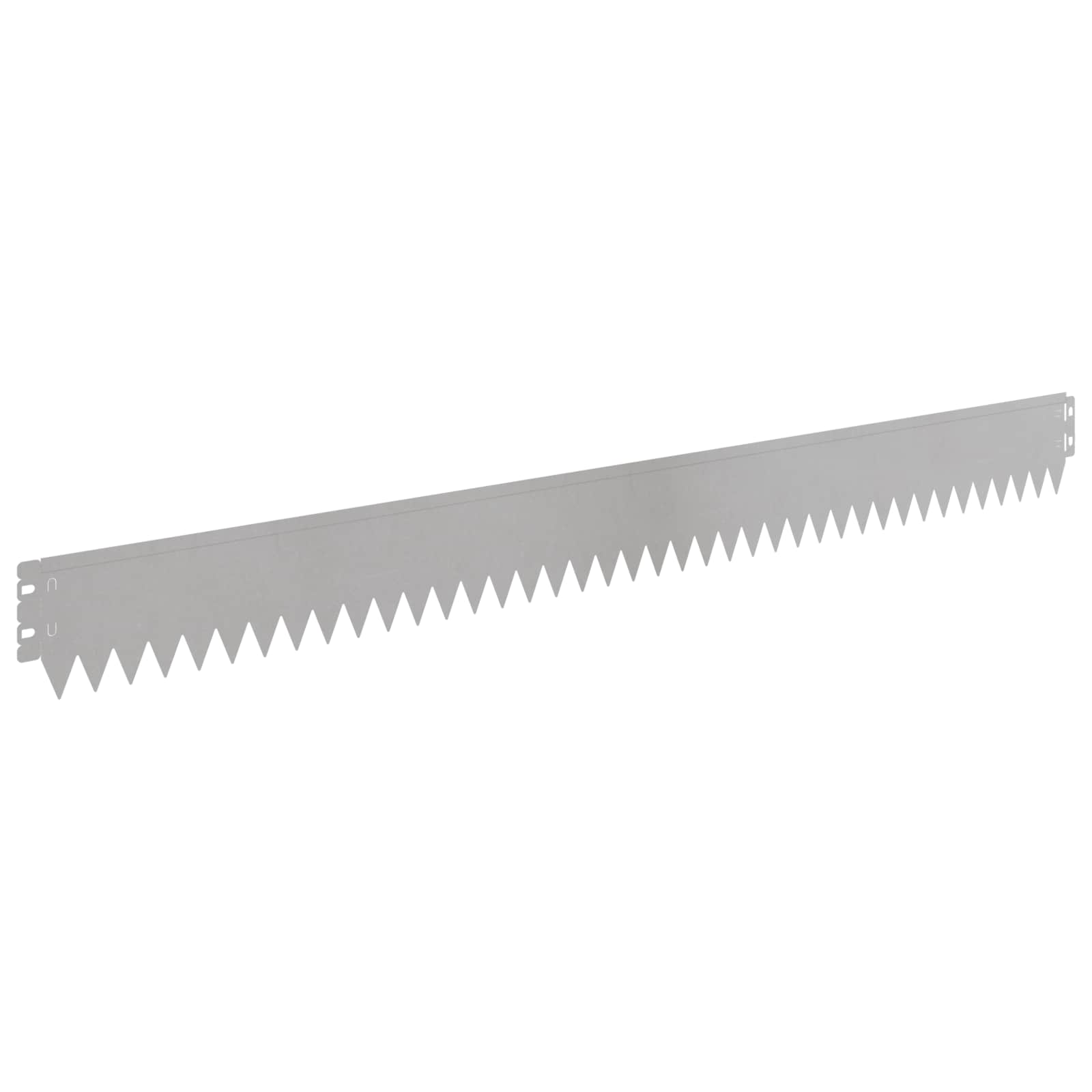vidaXL Krawężnik do trawnika 50 pcs 103 x 10 cm Stal srebrny