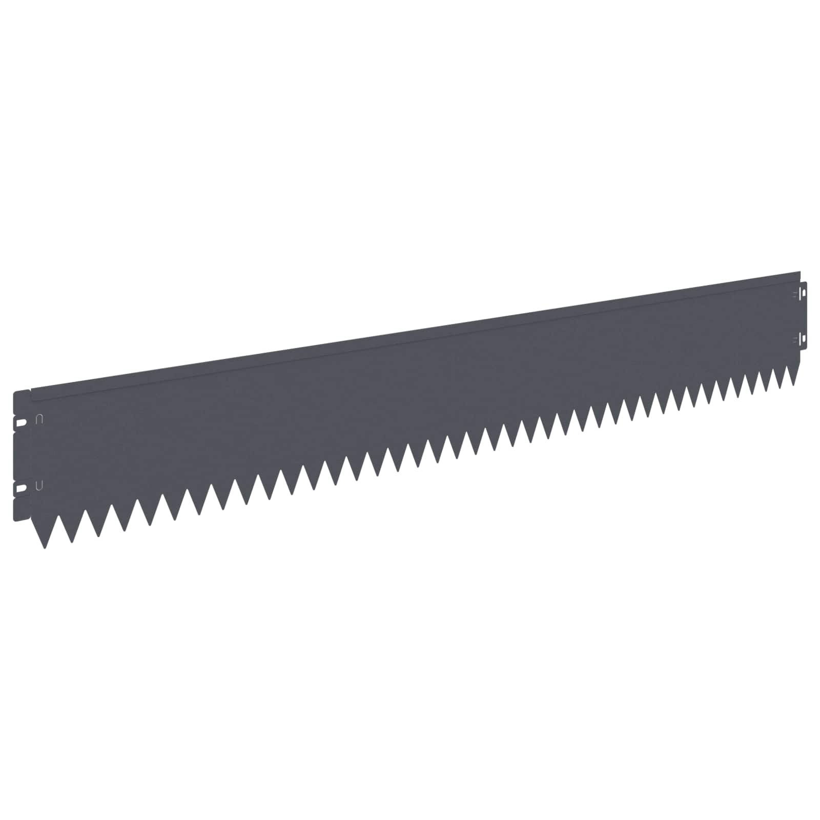 vidaXL Krawężnik do trawnika 30 szt. 103 x 15 cm Stal antracytowy