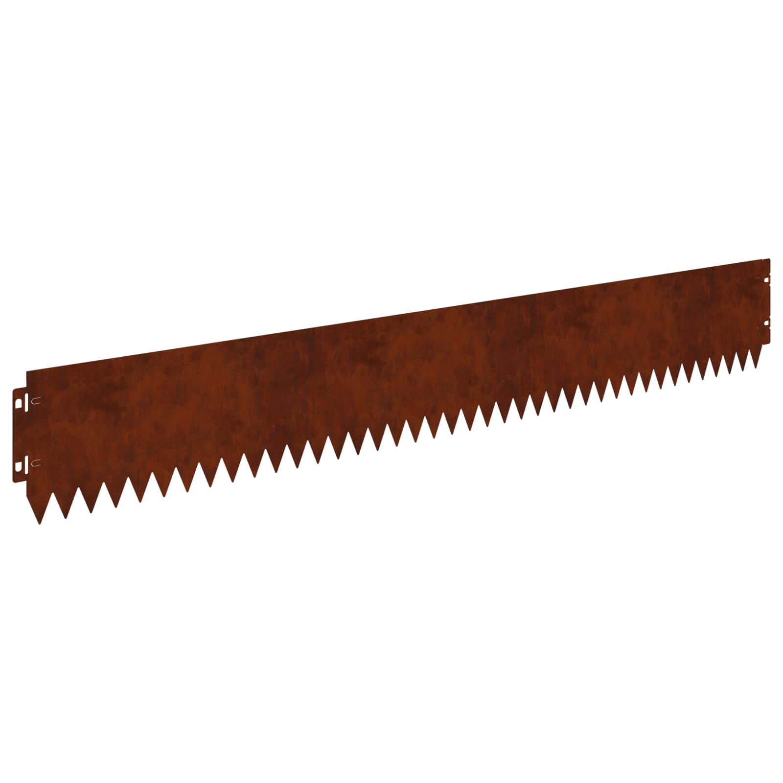 vidaXL Krawężnik do trawnika 20 pcs 103 x 15 cm Stal Rdzawy