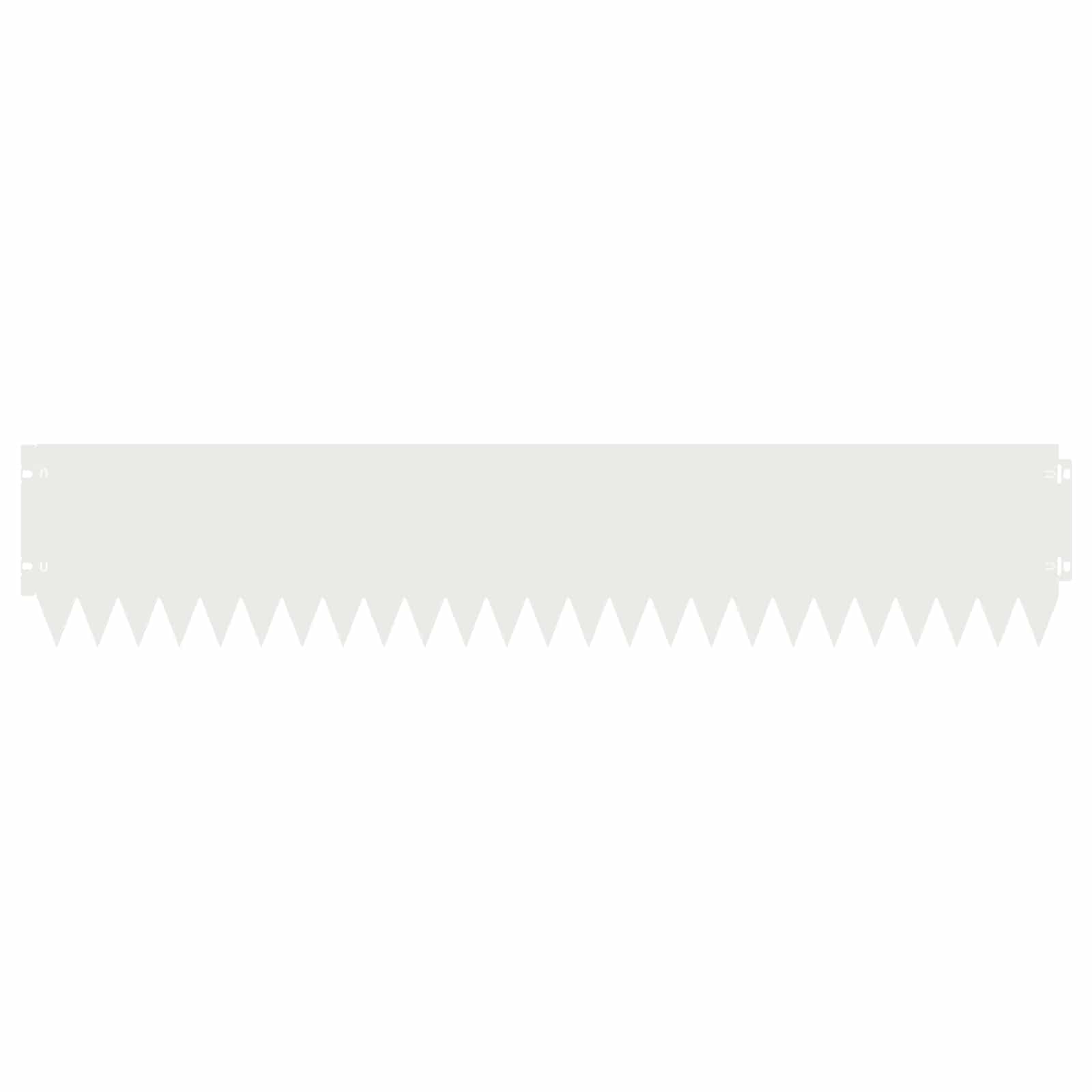 vidaXL Krawężnik do trawnika 10 pcs 103 x 20 cm Stal Biały