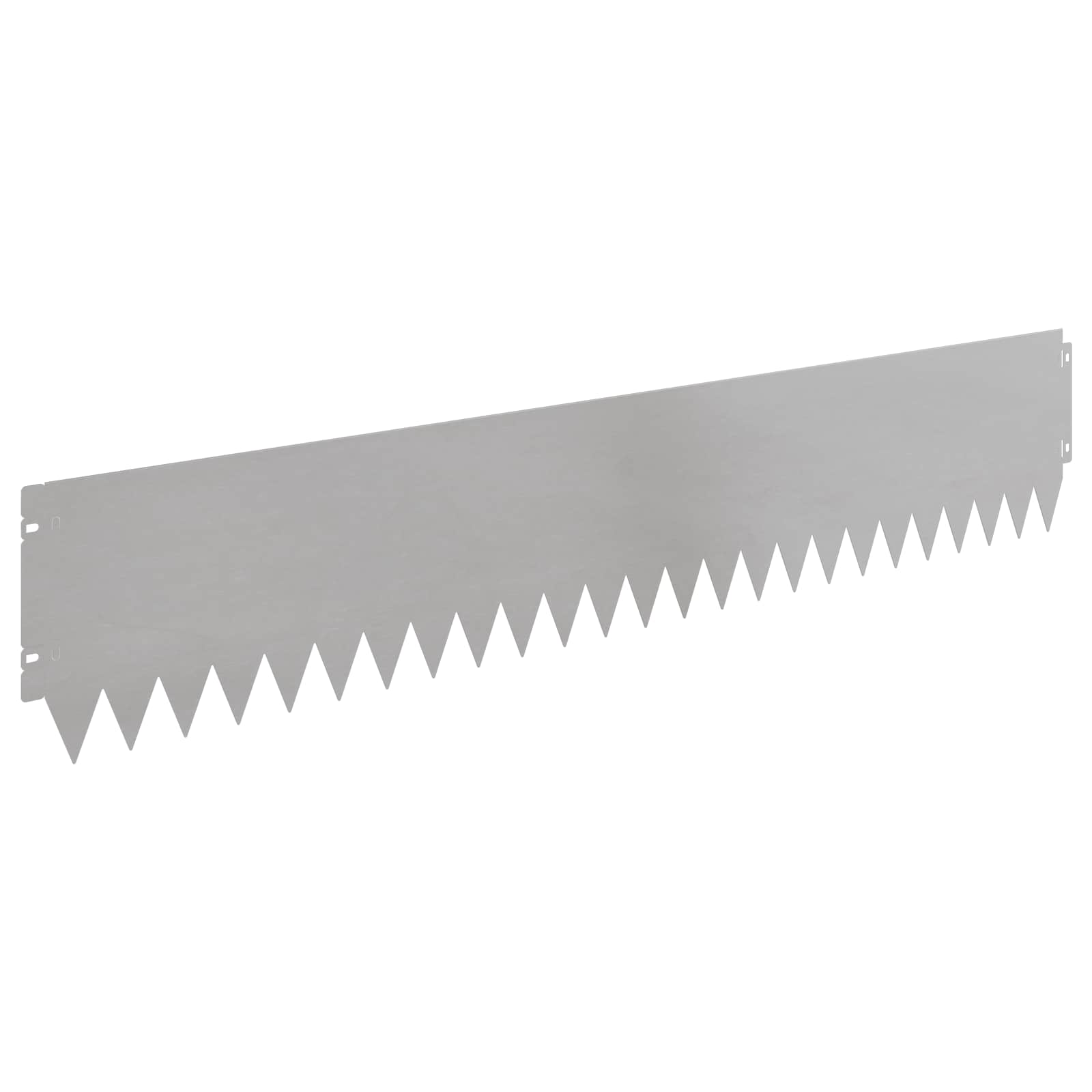 vidaXL Krawężnik do trawnika 10 pcs 103 x 20 cm Stal srebrny