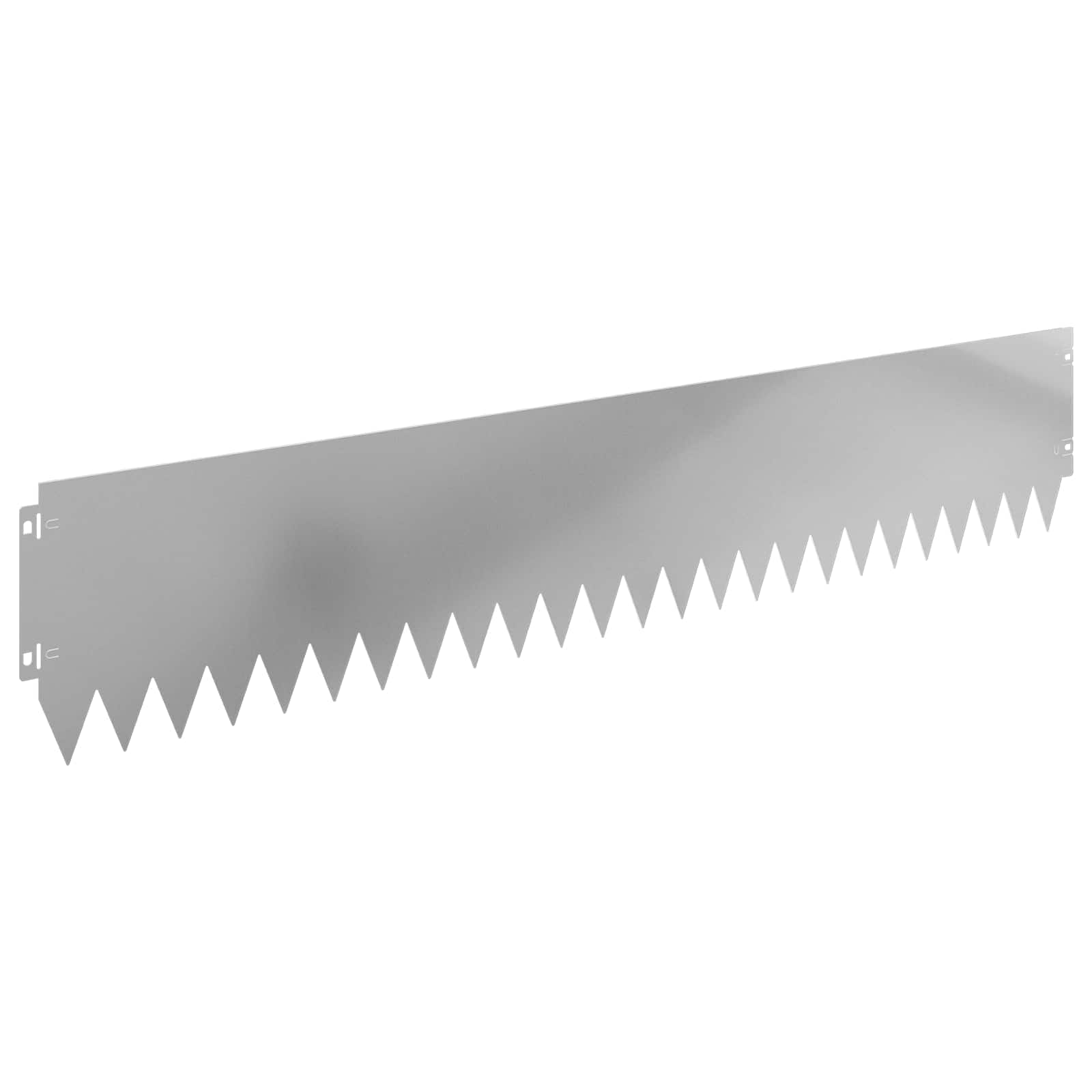 vidaXL Krawężnik do trawnika 30 pcs 103 x 20 cm Stal srebrny