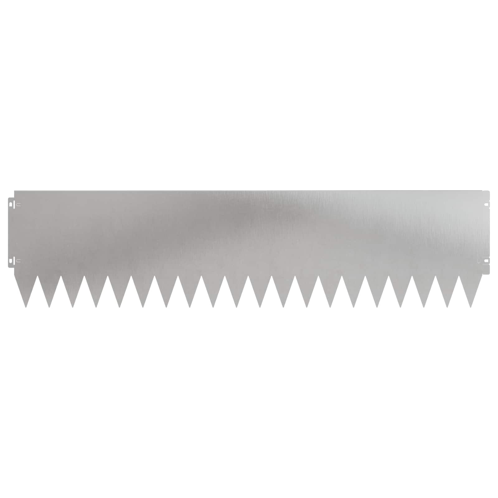 vidaXL Krawężnik do trawnika 20 pcs 103 x 25 cm Stal srebrny