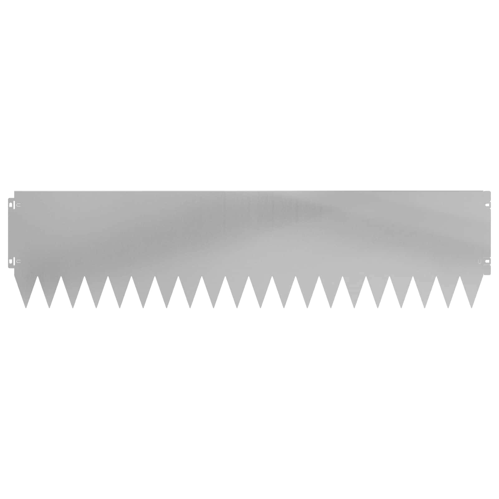 vidaXL Krawężnik do trawnika 20 pcs 103 x 25 cm Stal srebrny