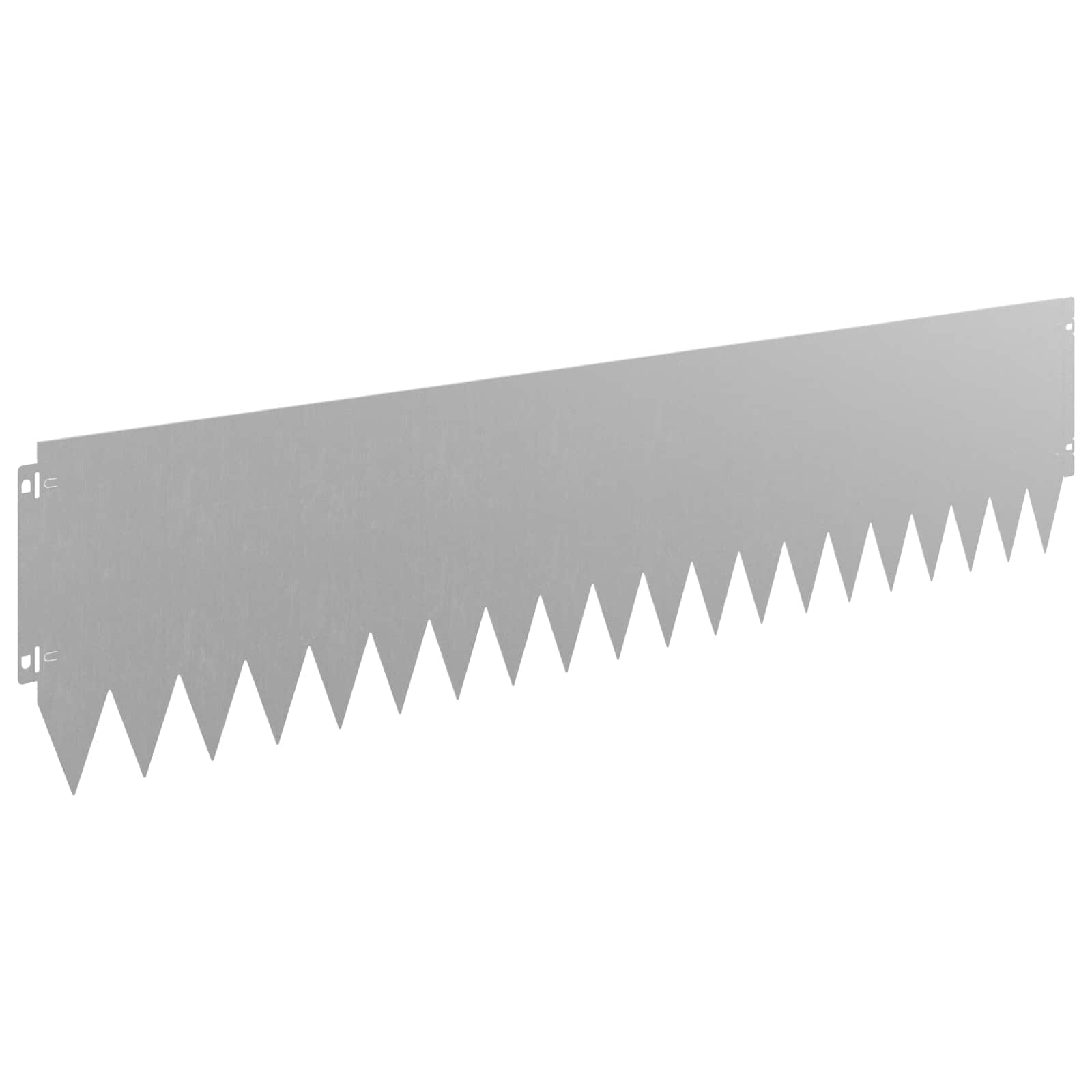 vidaXL Krawężnik do trawnika 10 pcs 103 x 25 cm Stal Rdzawy