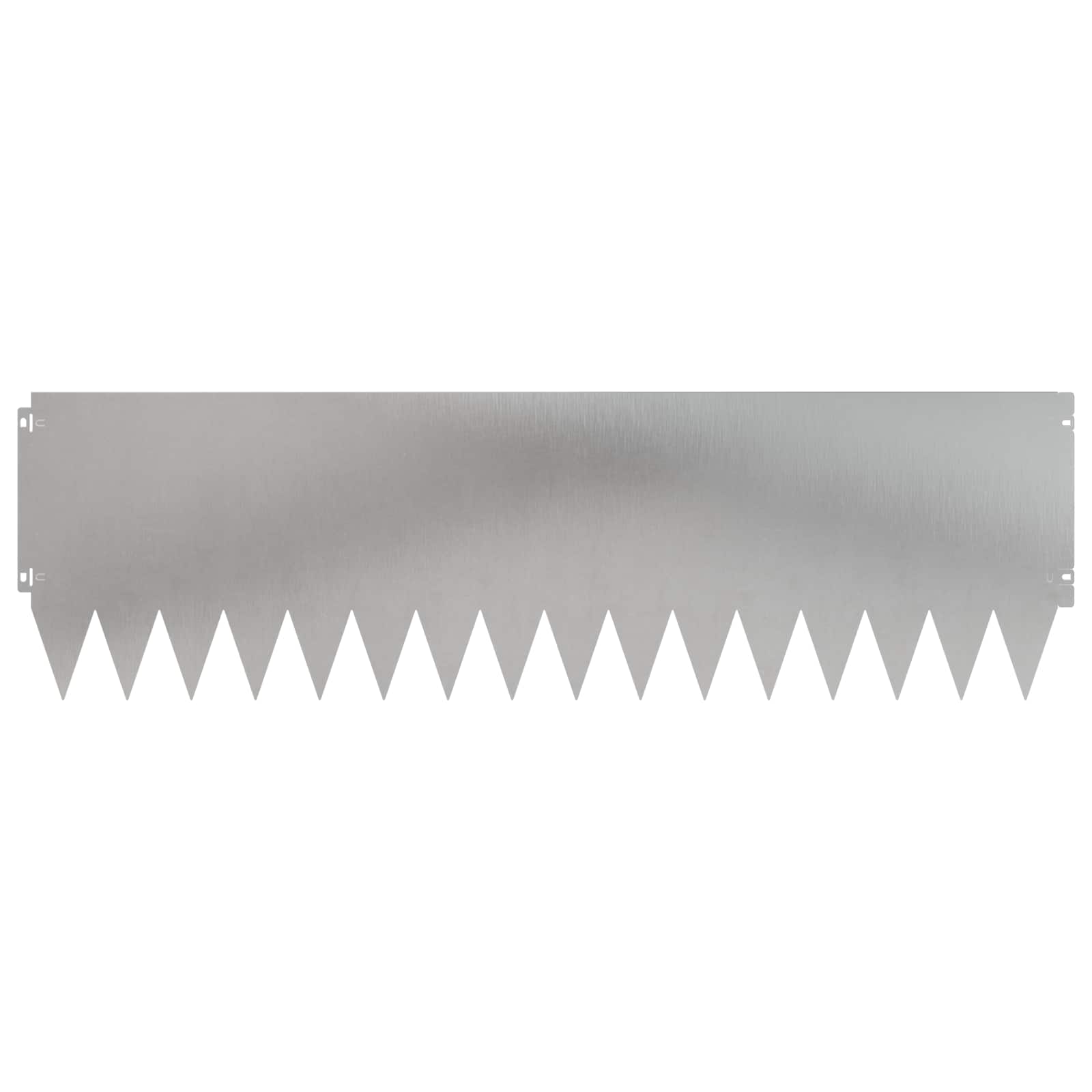vidaXL Krawężnik do trawnika 10 pcs 103 x 30 cm Stal srebrny