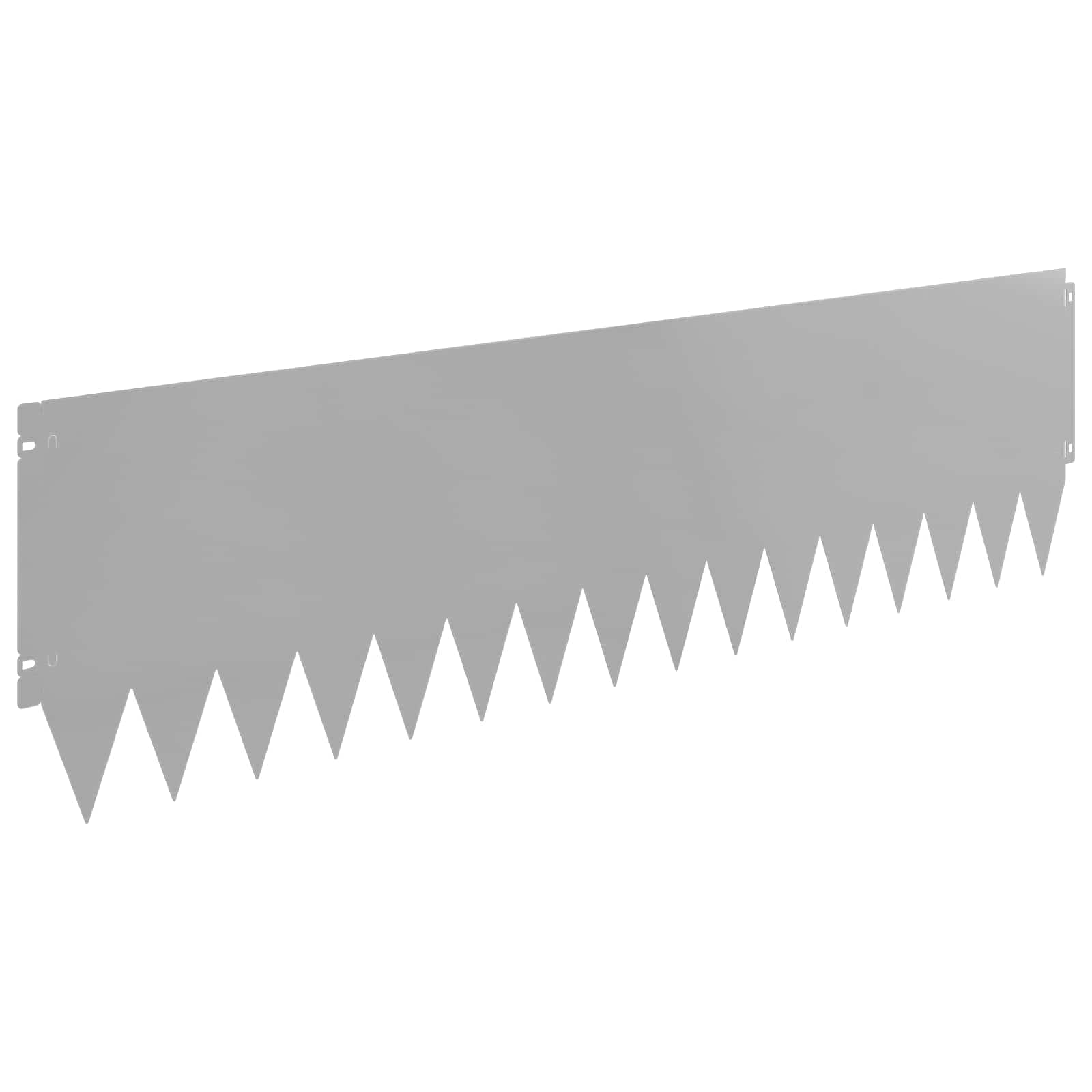 vidaXL Krawężnik do trawnika 20 pcs 103 x 30 cm Stal srebrny
