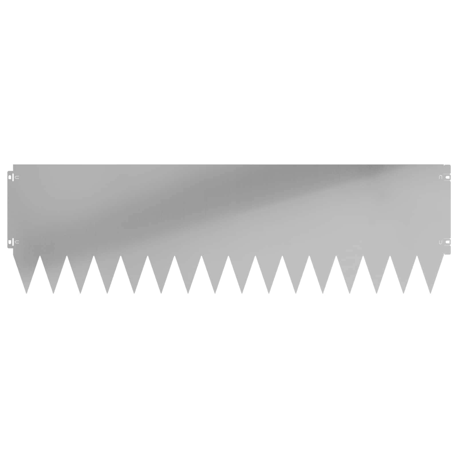 vidaXL Krawężnik do trawnika 20 pcs 103 x 30 cm Stal srebrny