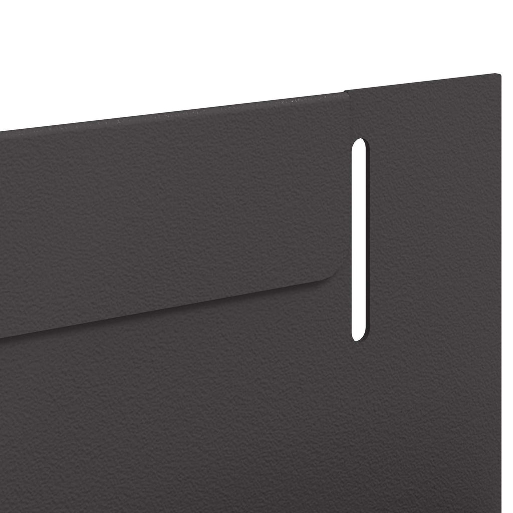 vidaXL Krawężnik do trawnika 10 pcs 102 x 4 x 4 cm Stal Czarny