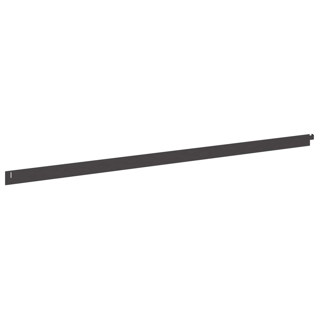 vidaXL Krawężnik do trawnika 10 pcs 102 x 4 x 4 cm Stal Czarny
