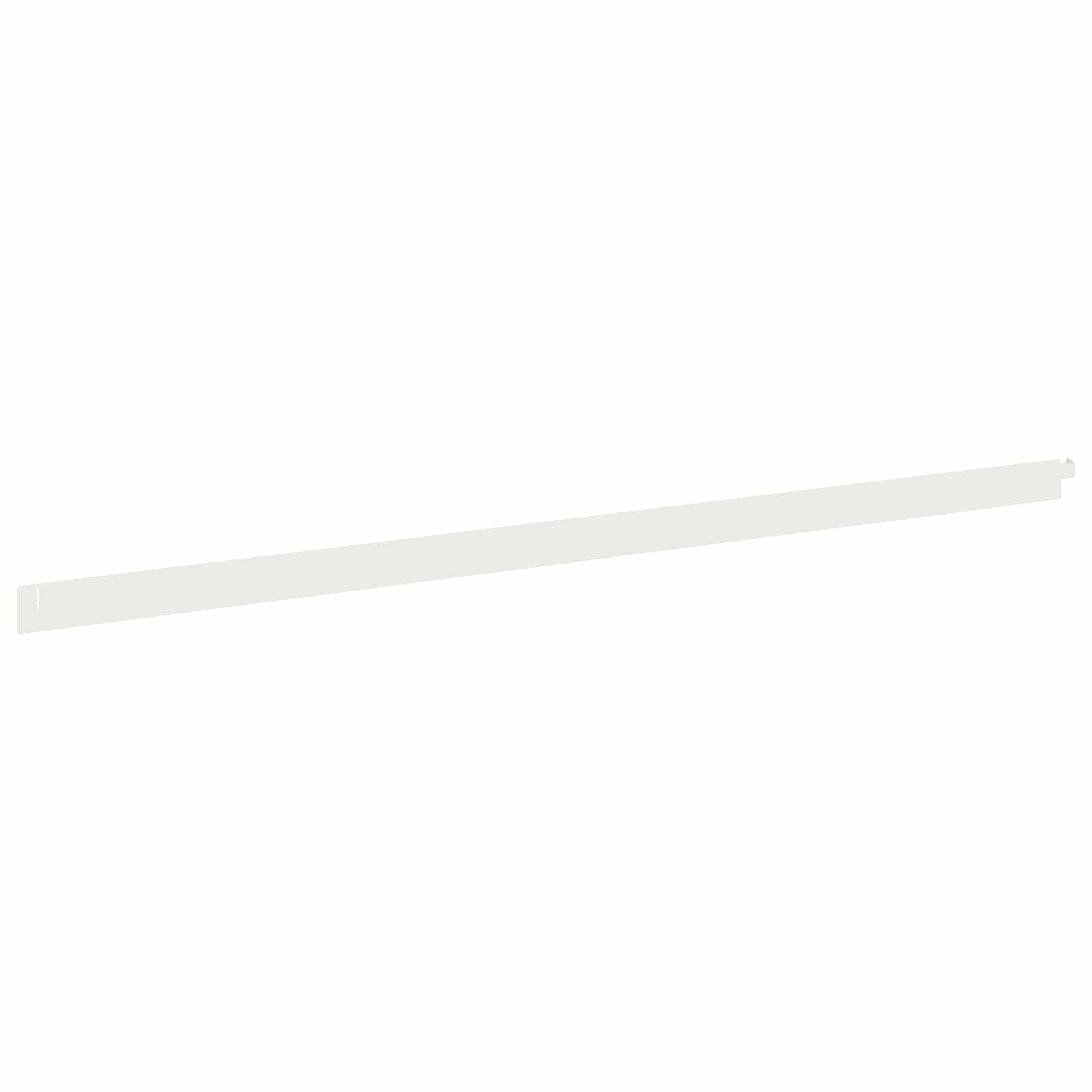 vidaXL Krawężnik do trawnika 10 pcs 102 x 4 x 4 cm Stal Biały