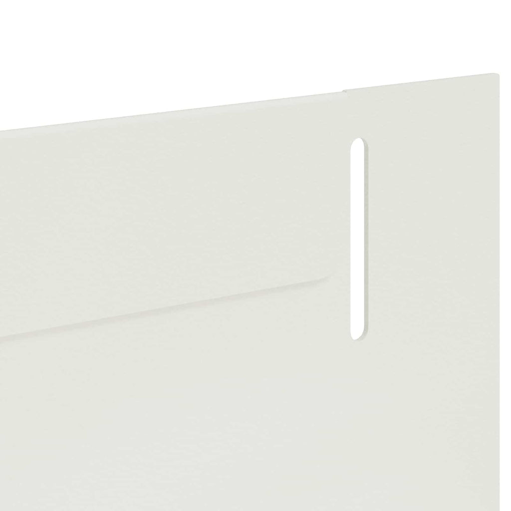 vidaXL Krawężnik do trawnika 20 pcs 102 x 4 x 4 cm Stal Biały