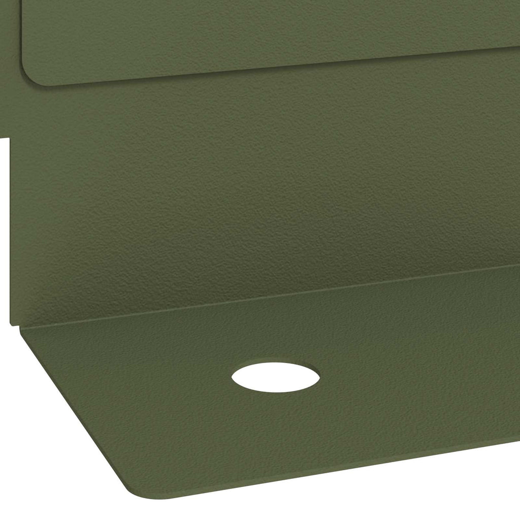 vidaXL Krawężnik do trawnika 30 szt. 102 x 4 x 4 cm Stal