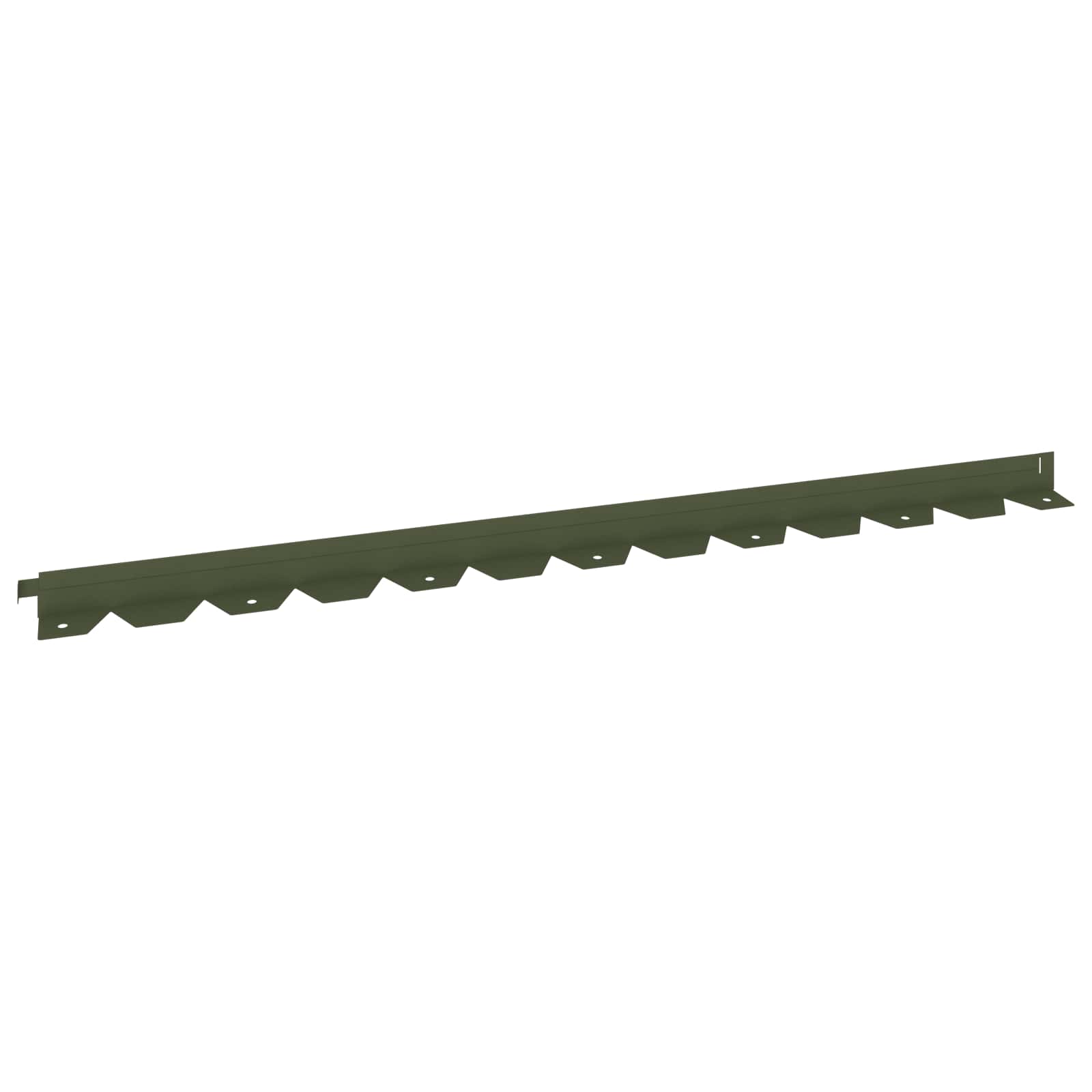 vidaXL Krawężnik do trawnika 30 szt. 102 x 4 x 4 cm Stal