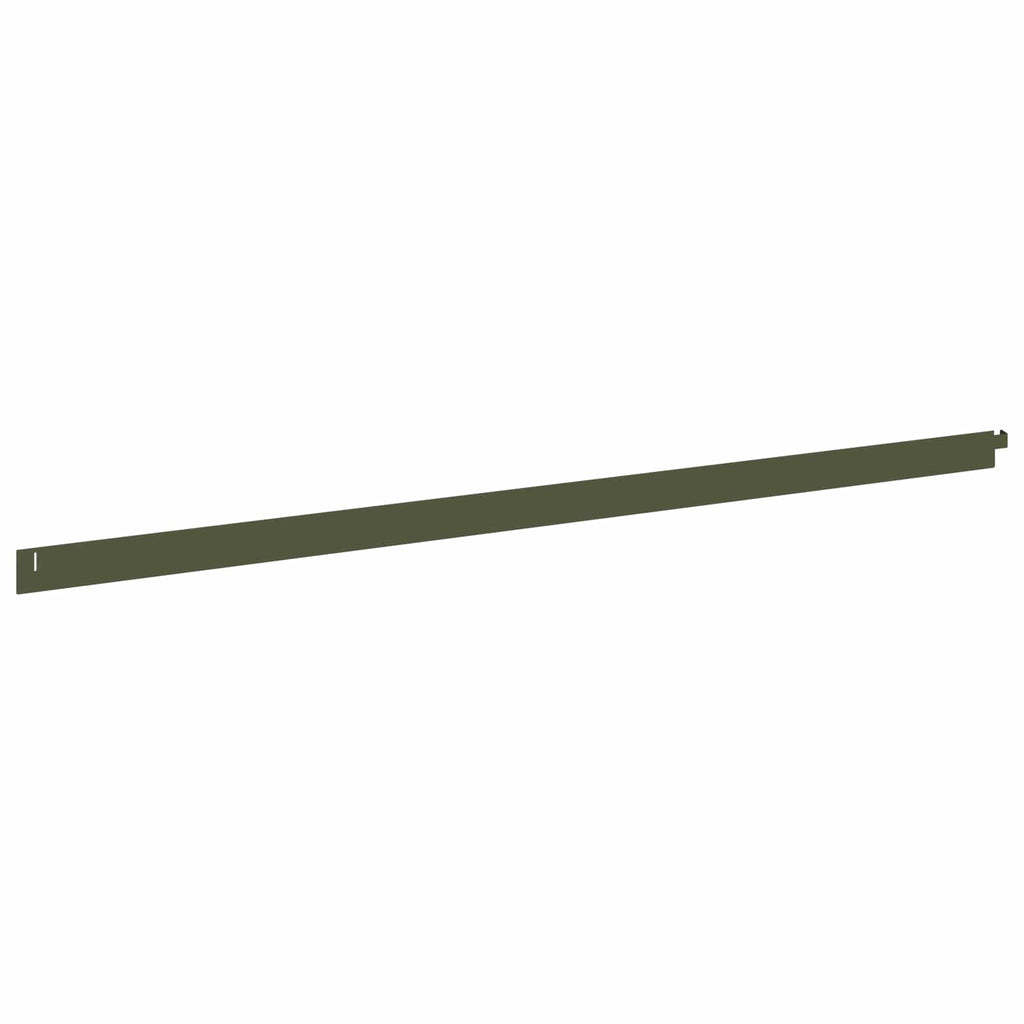 vidaXL Krawężnik do trawnika 30 szt. 102 x 4 x 4 cm Stal