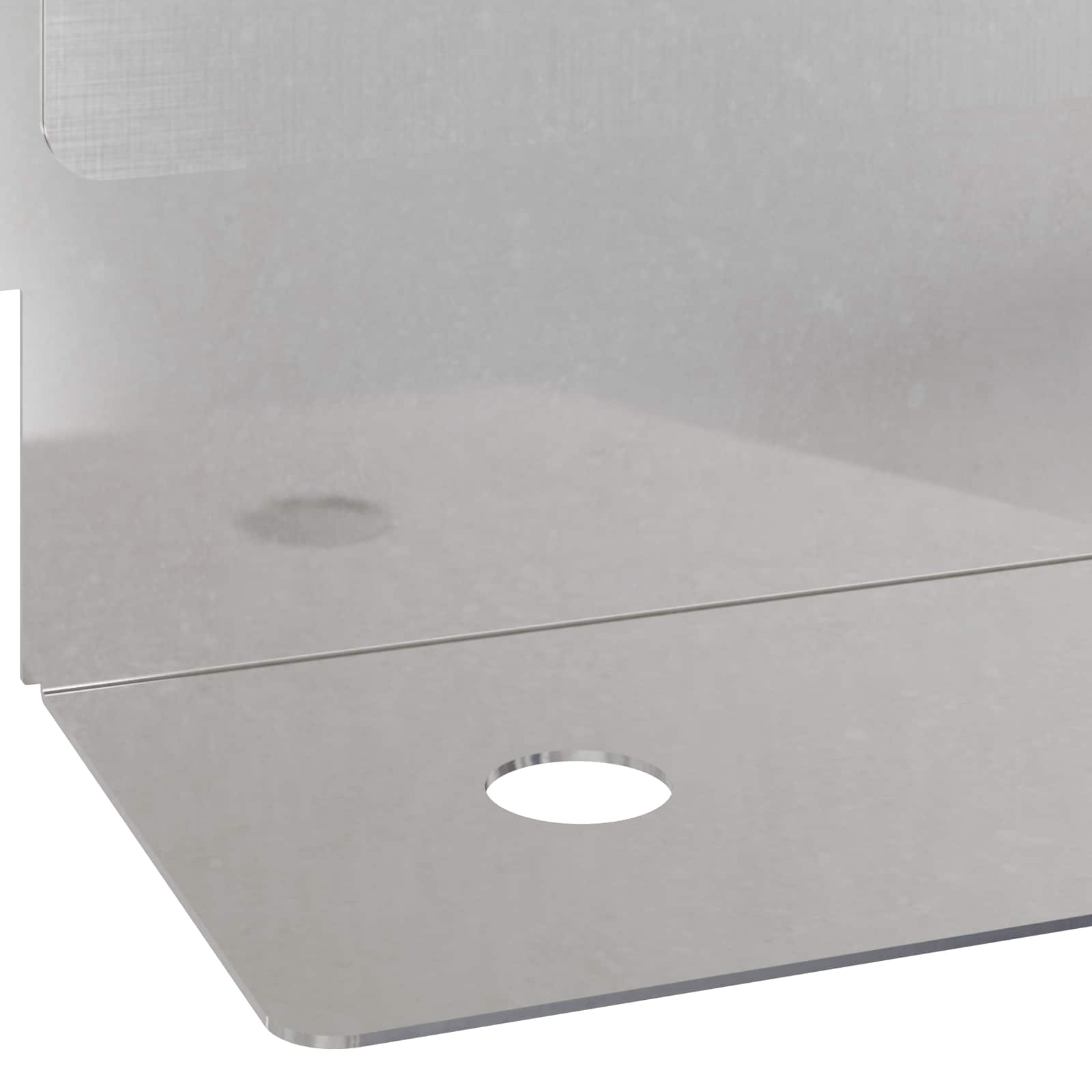 vidaXL Krawężnik do trawnika 20 pcs 102 x 4 x 4 cm Stal srebrny