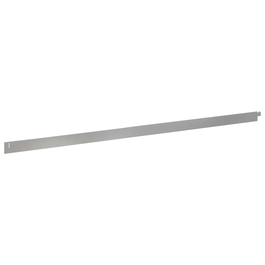 vidaXL Krawężnik do trawnika 20 pcs 102 x 4 x 4 cm Stal srebrny