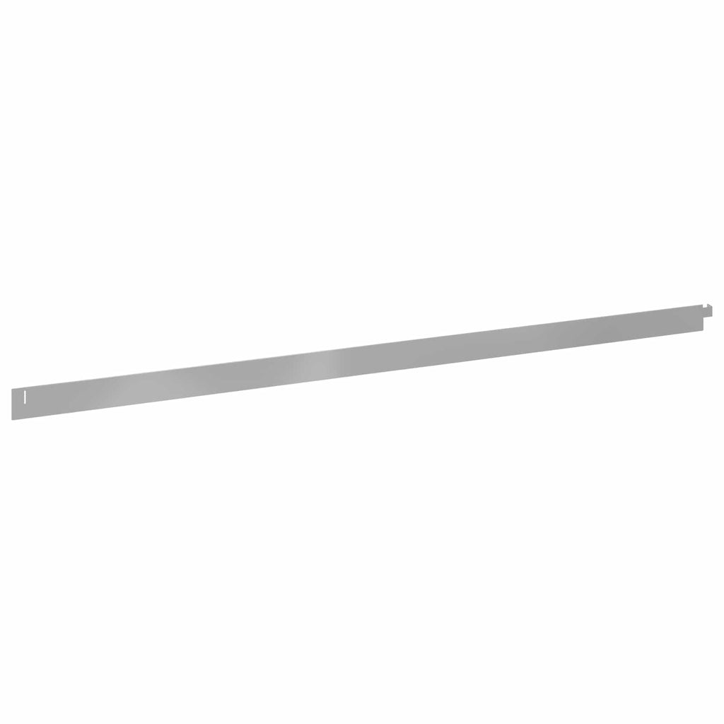 vidaXL Krawężnik do trawnika 30 pcs 102 x 4 x 4 cm Stal srebrny