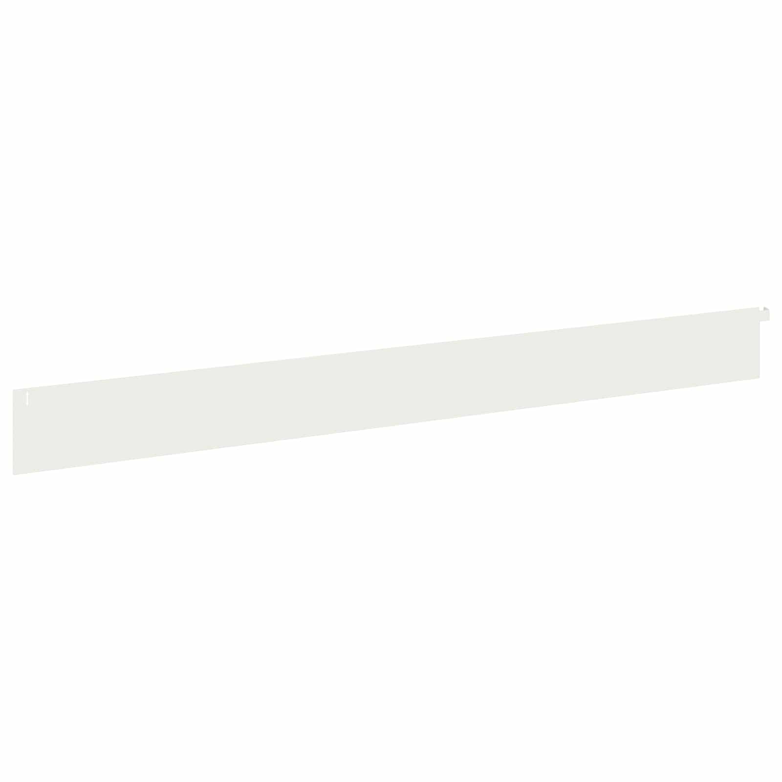 vidaXL Krawężnik do trawnika 10 pcs 102 x 10 x 4 cm Stal Biały