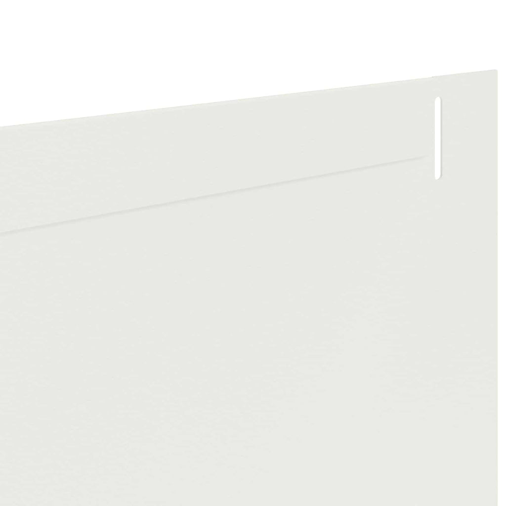 vidaXL Krawężnik do trawnika 20 pcs 102 x 10 x 4 cm Stal Biały