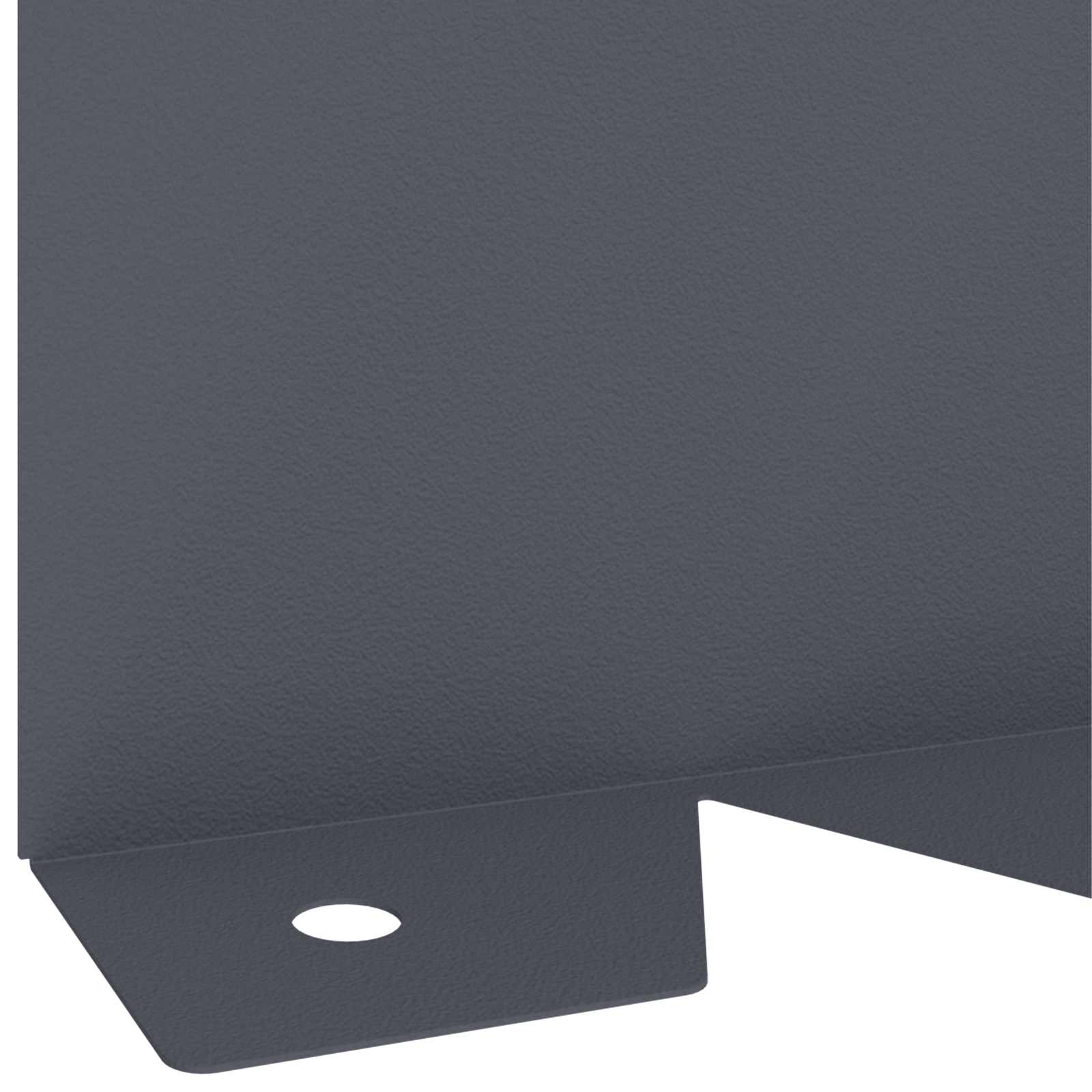 vidaXL Krawężnik do trawnika 20 szt. 102 x 10 x 4 cm Stal antracytowy