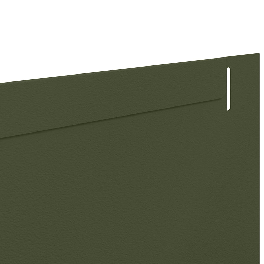 vidaXL Krawężnik do trawnika 20 szt. 102 x 10 x 4 cm Stal