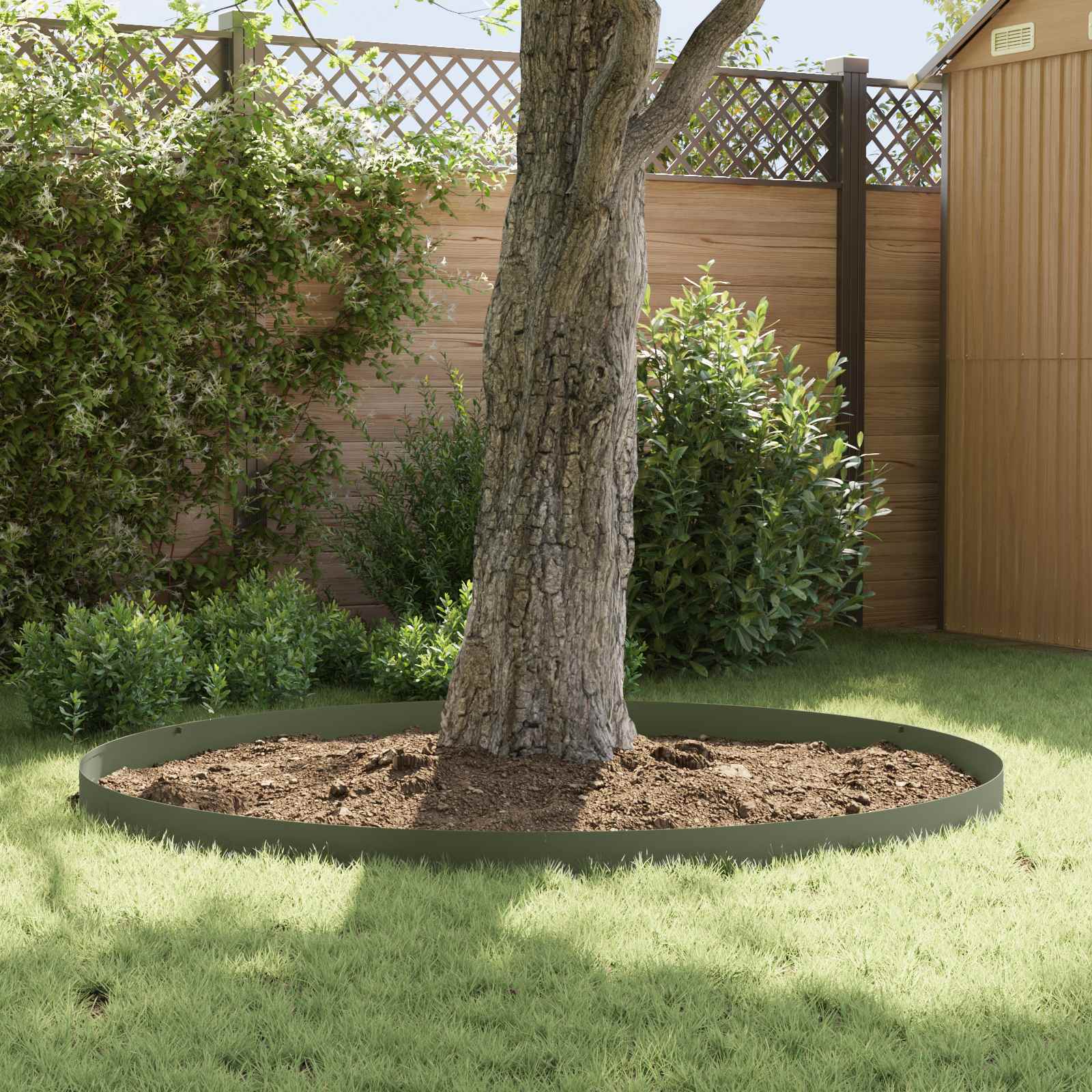 vidaXL Krawężnik do trawnika 20 szt. 102 x 10 x 4 cm Stal
