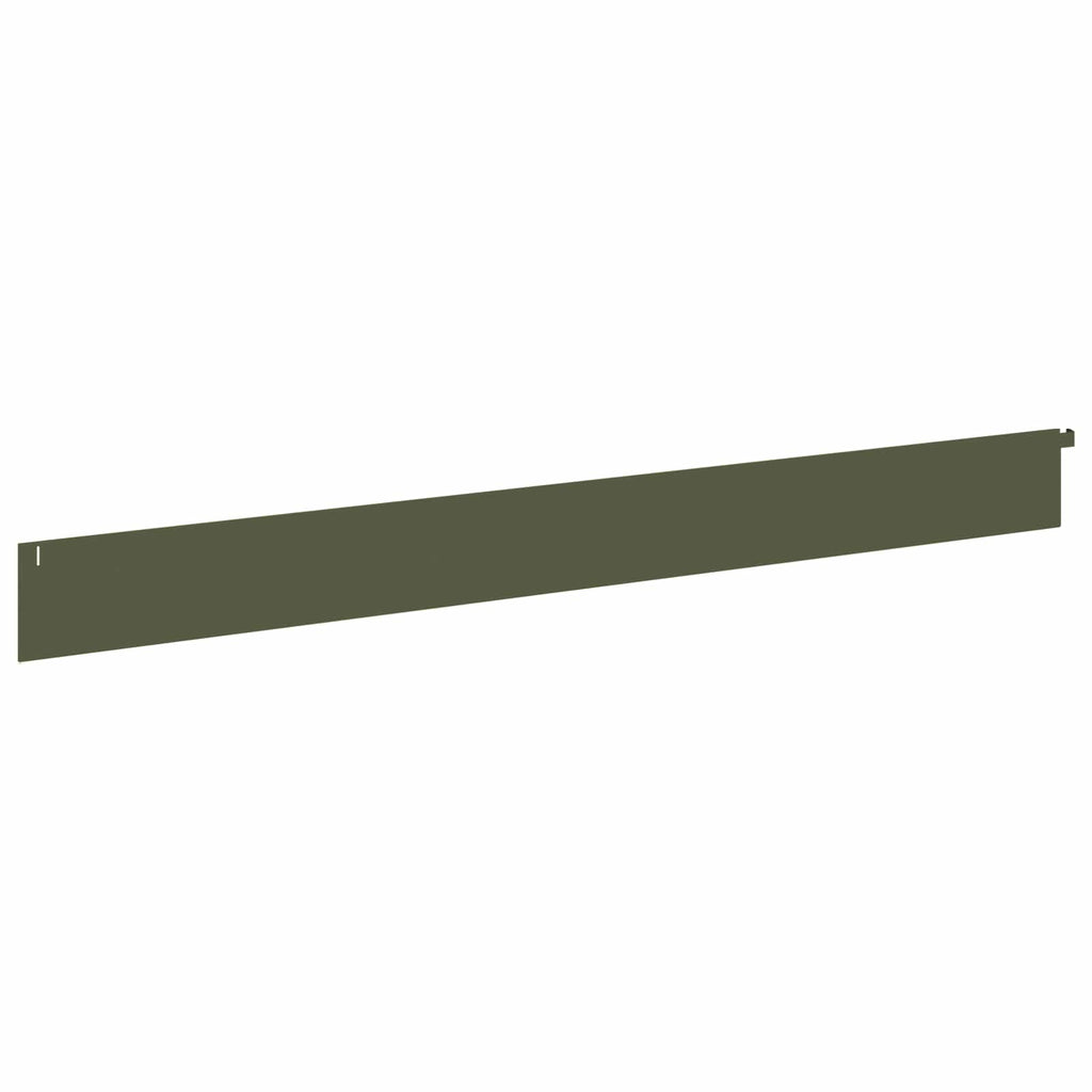 vidaXL Krawężnik do trawnika 20 szt. 102 x 10 x 4 cm Stal