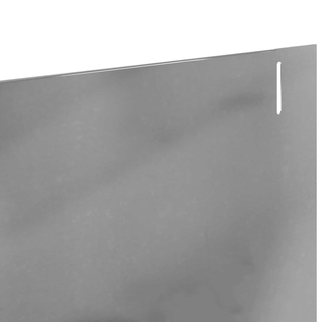 vidaXL Krawężnik do trawnika 30 pcs 102 x 10 x 4 cm Stal srebrny