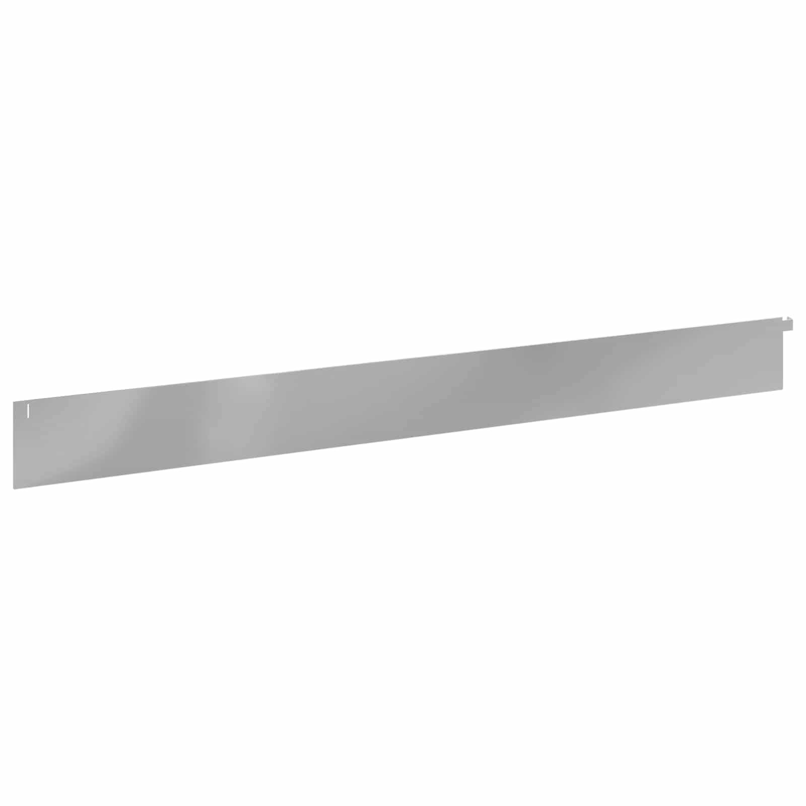 vidaXL Krawężnik do trawnika 30 pcs 102 x 10 x 4 cm Stal srebrny