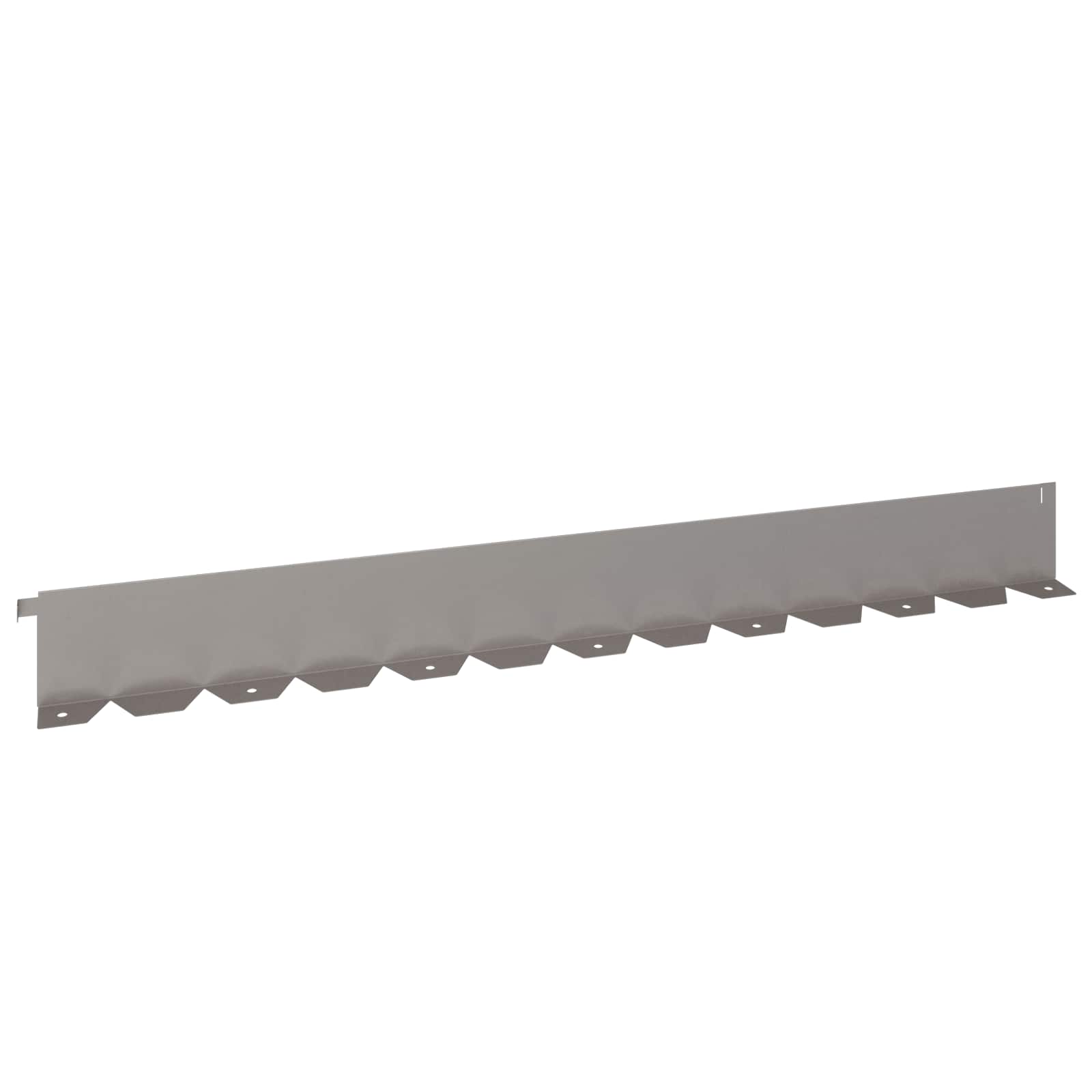 vidaXL Krawężnik do trawnika 10 pcs 102 x 10 x 4 cm Stal Rdzawy