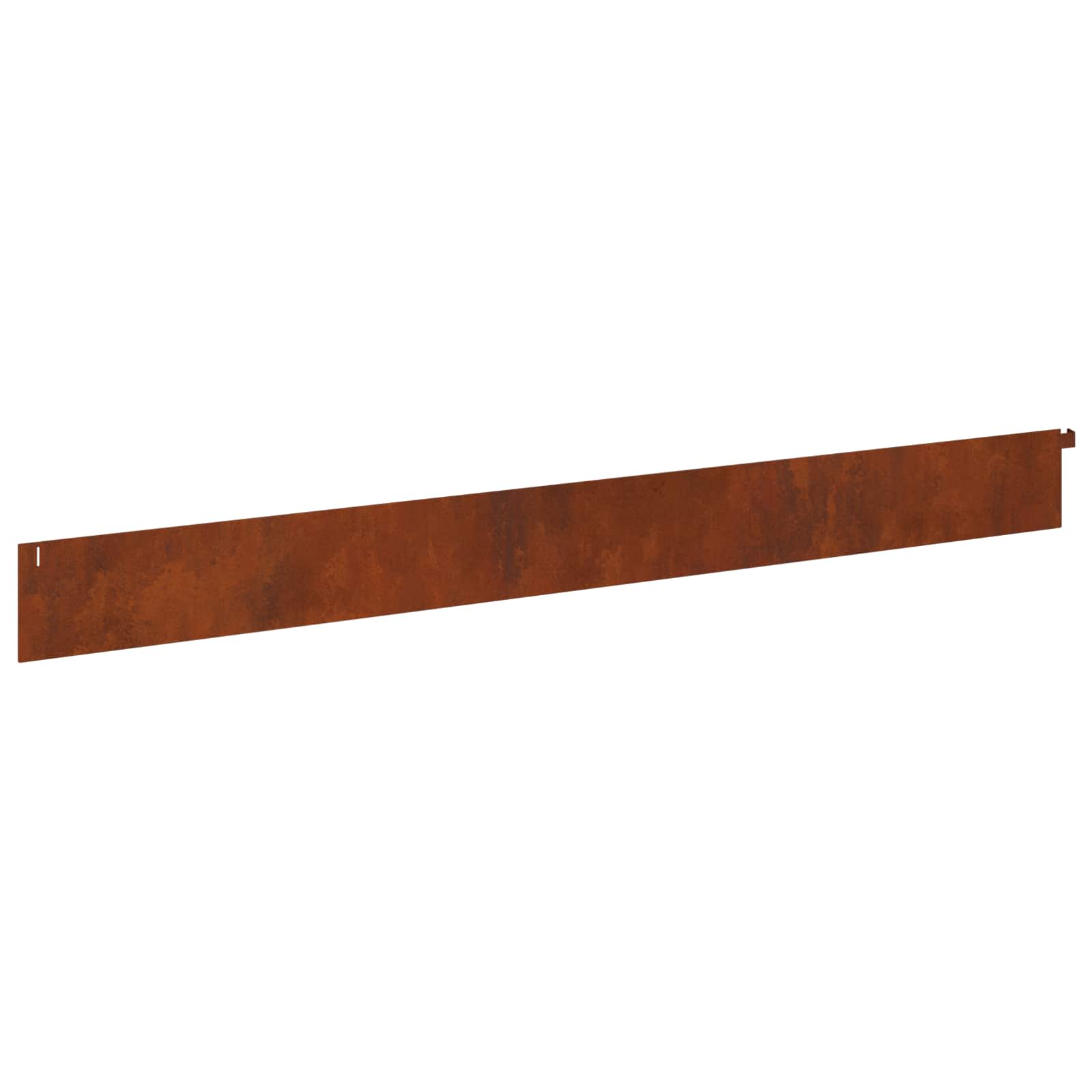vidaXL Krawężnik do trawnika 20 pcs 102 x 10 x 4 cm Stal Rdzawy