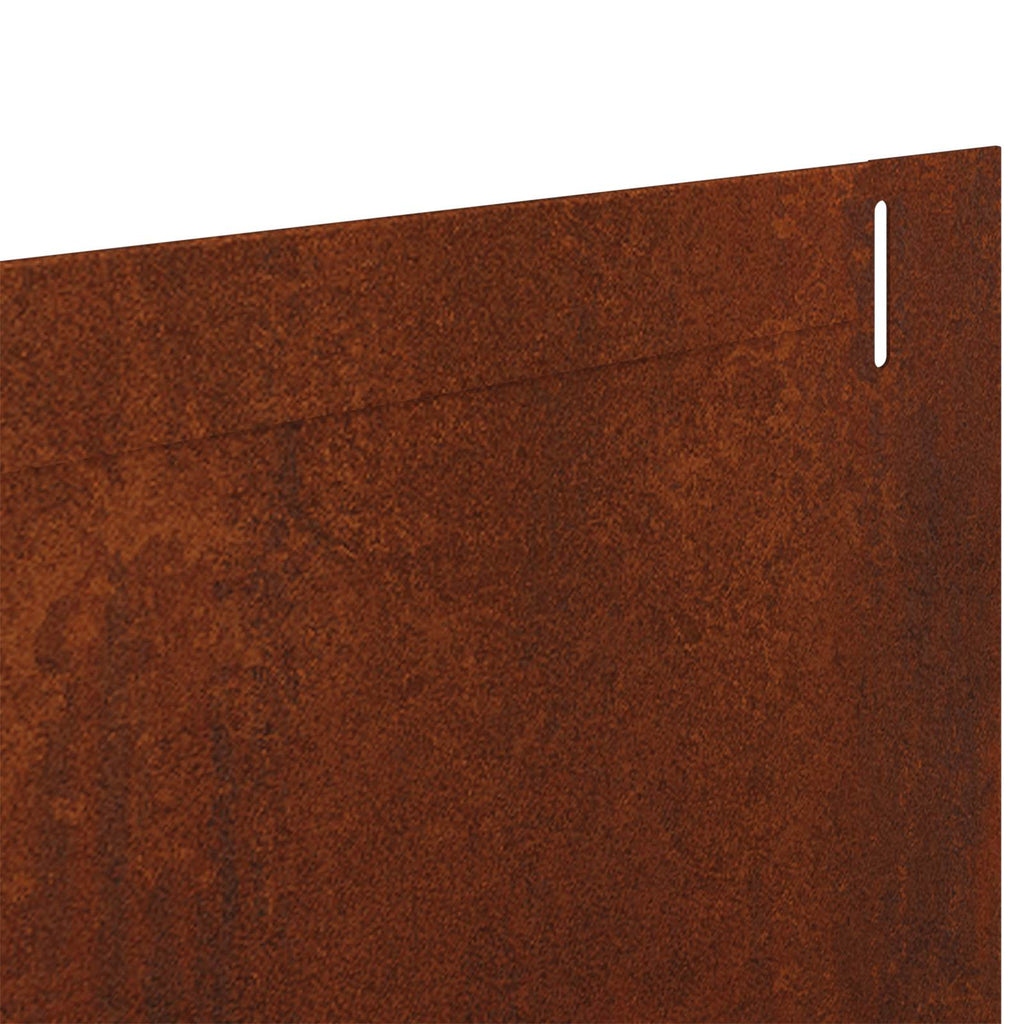 vidaXL Krawężnik do trawnika 30 pcs 102 x 10 x 4 cm Stal Rdzawy