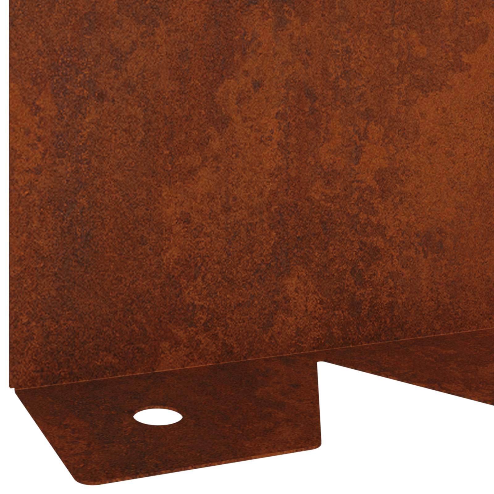 vidaXL Krawężnik do trawnika 30 pcs 102 x 10 x 4 cm Stal Rdzawy