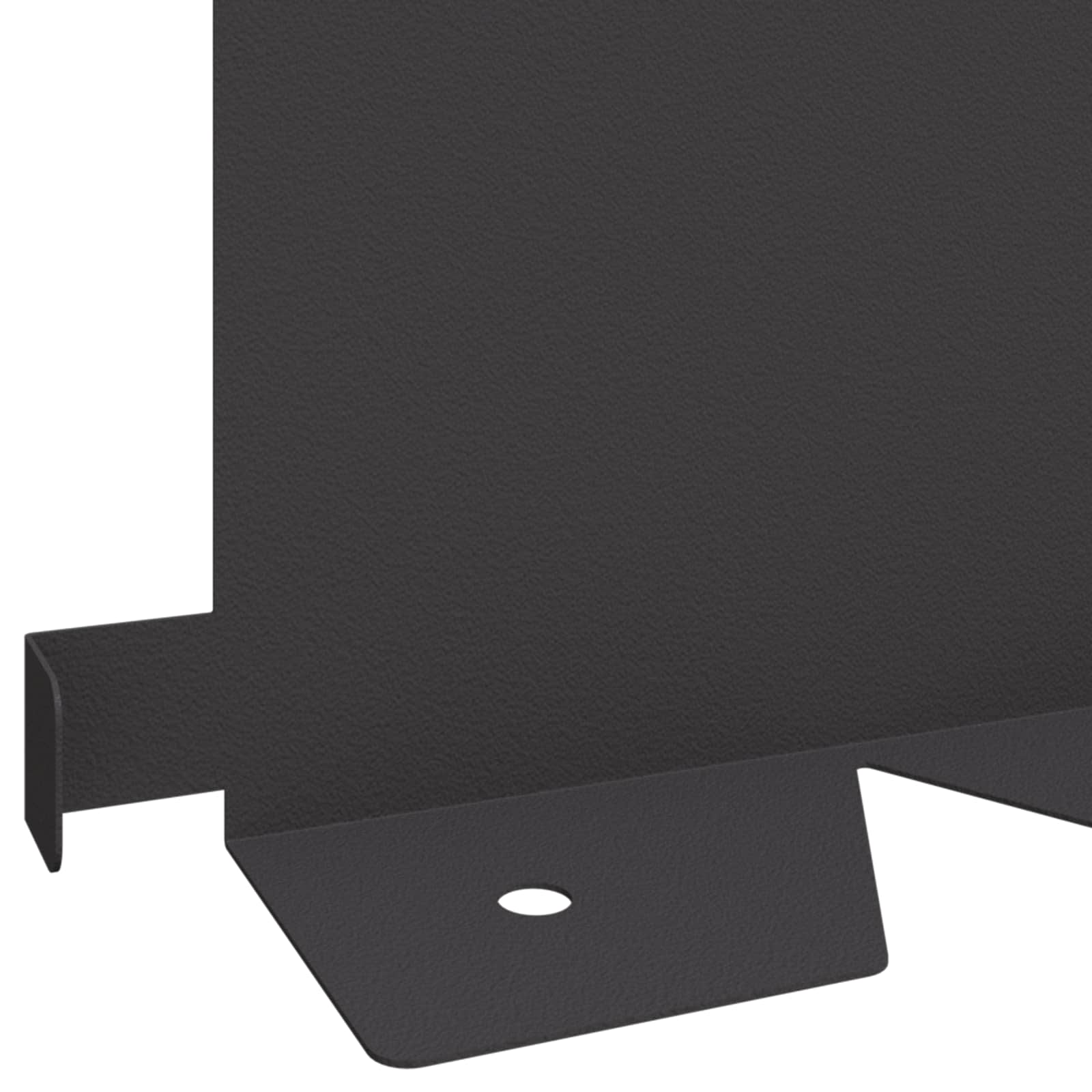 vidaXL Krawężnik do trawnika 20 pcs 102 x 15 x 4 cm Stal Czarny