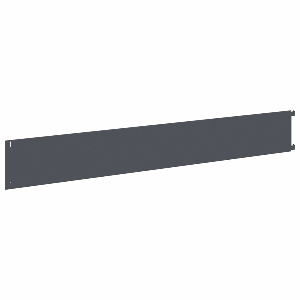 vidaXL Krawężnik do trawnika 20 pcs 102 x 15 x 4 cm Stal antracytowy